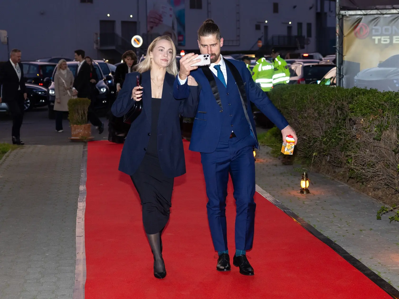 Premiéra moderného baletu Jána Ďurovčíka Zvonár u Matky Božej. Peter Sagan a jeho tanečná partnerka Eliška Lenčešová.