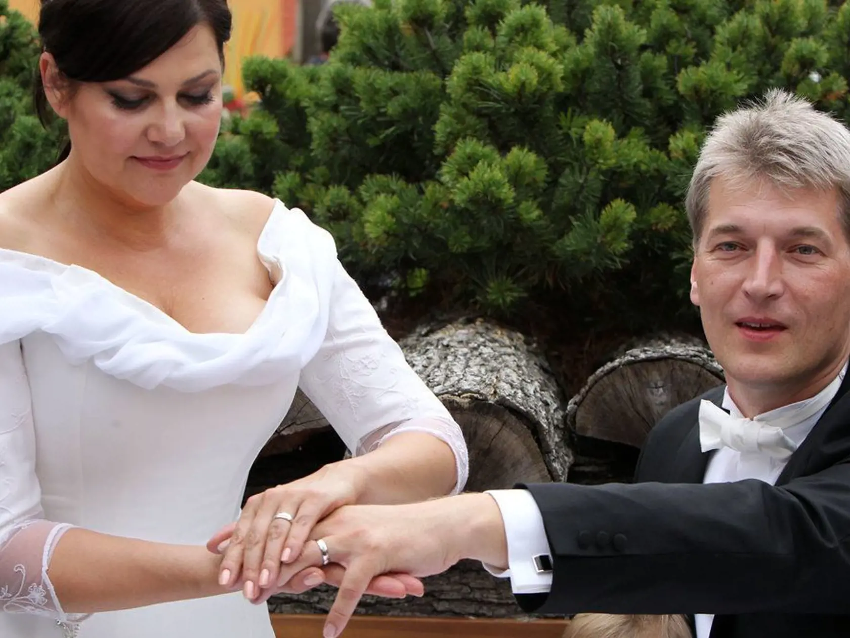 Ilona Csáková s manželom Radkom Vonešom.