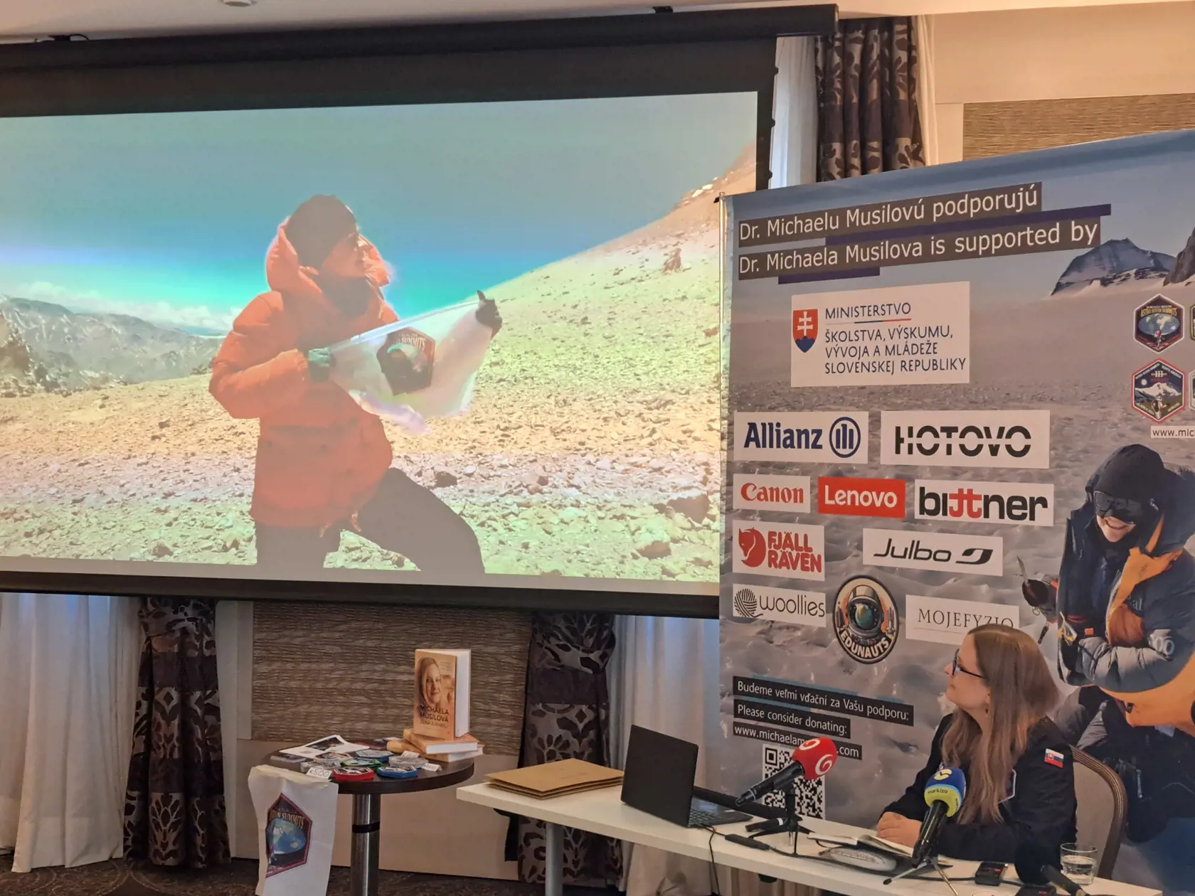 Slovenská astrobiologička Michaela Musilová sa pred pár týždňami vrátila z Antarktídy.