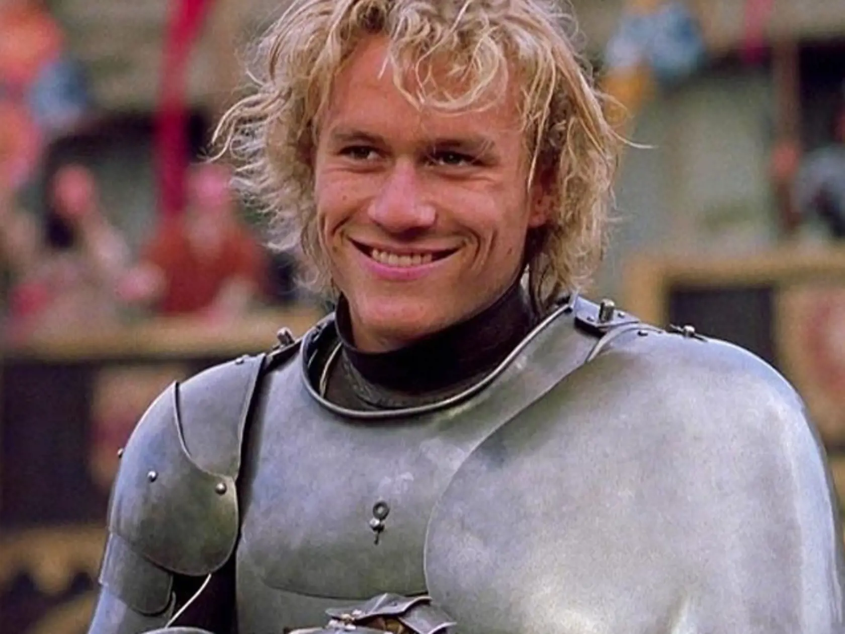 Heath Ledger vo filme Príbeh rytiera.