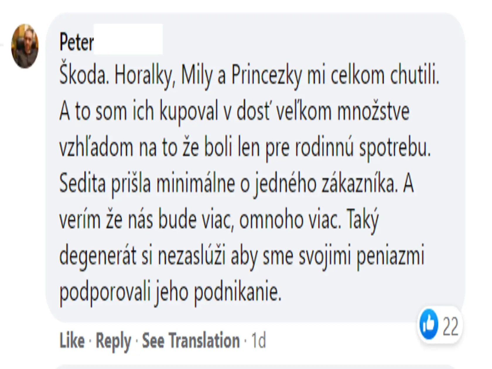 Komentáre Slovákov k výroku majiteľa Sedity.