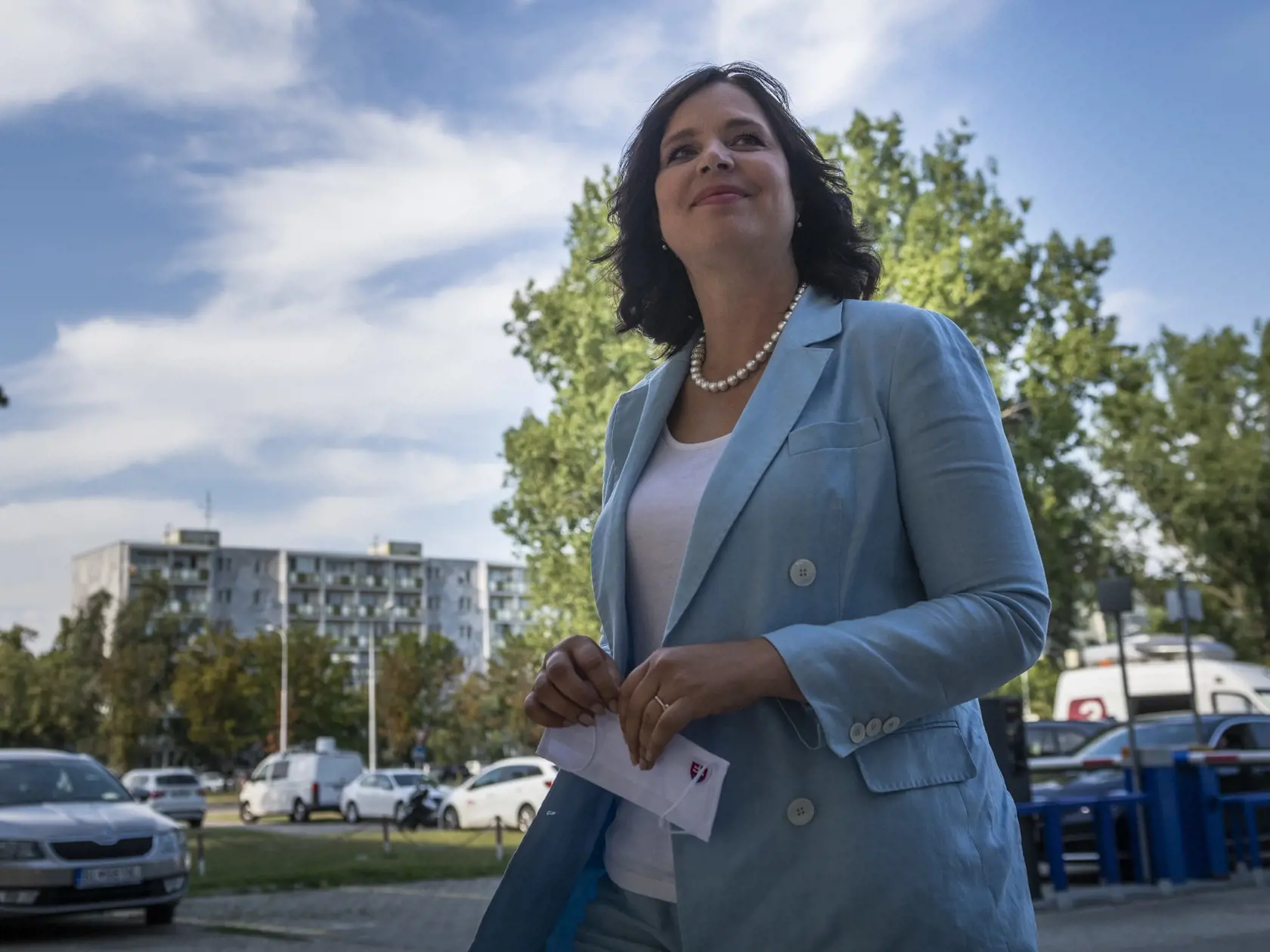 Veronika Remišová počas rokovania predsedníctva o mimoriadnom sneme.