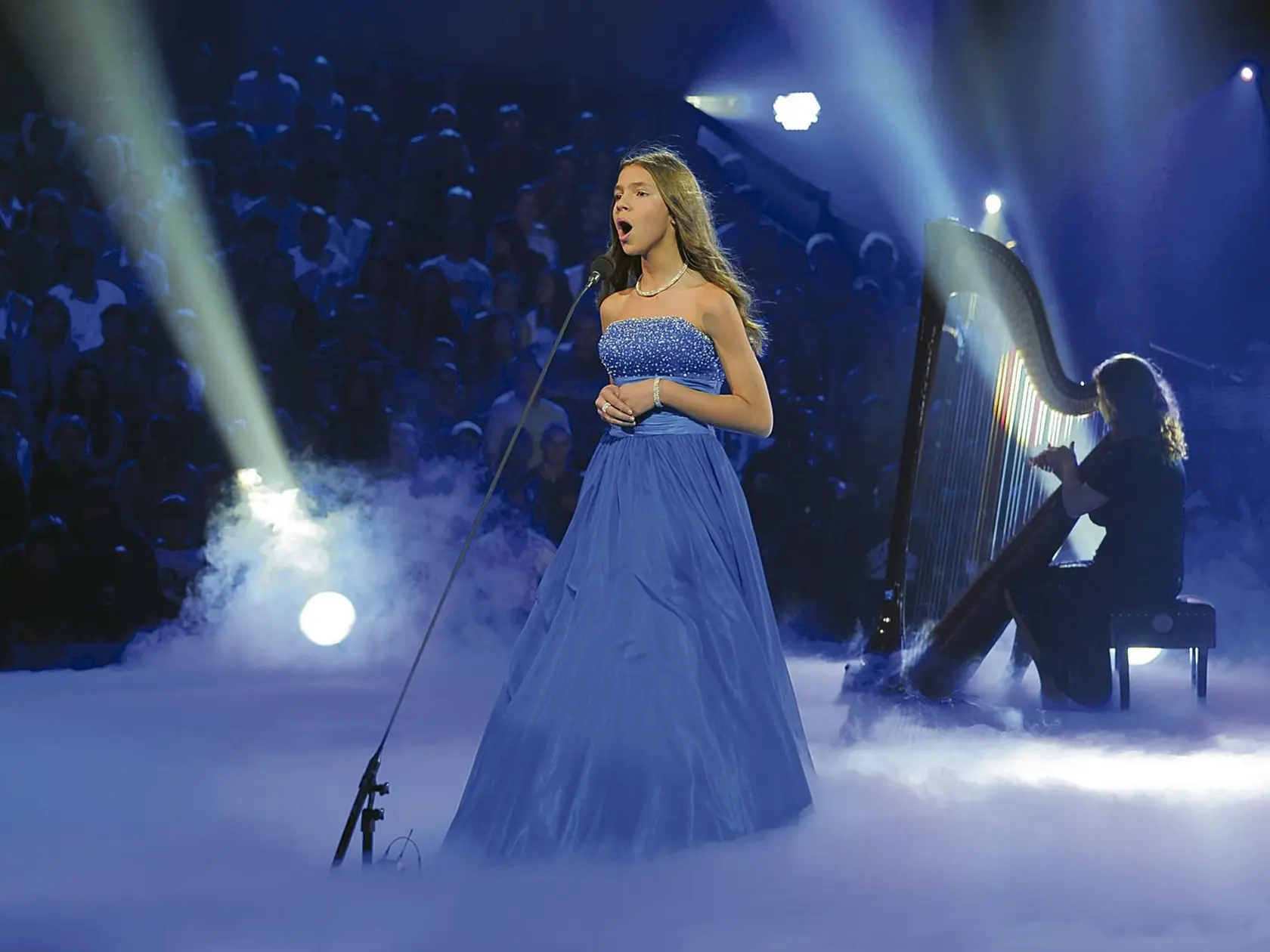 Patrícia Janečková v čase, keď vyhrala Talentmaniu.