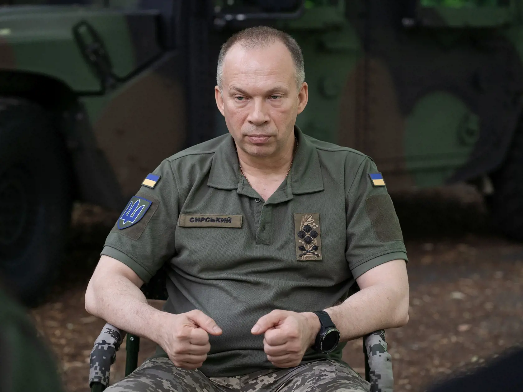 Hlavný veliteľ ozbrojených síl Ukrajiny Olexandr Syrskyj