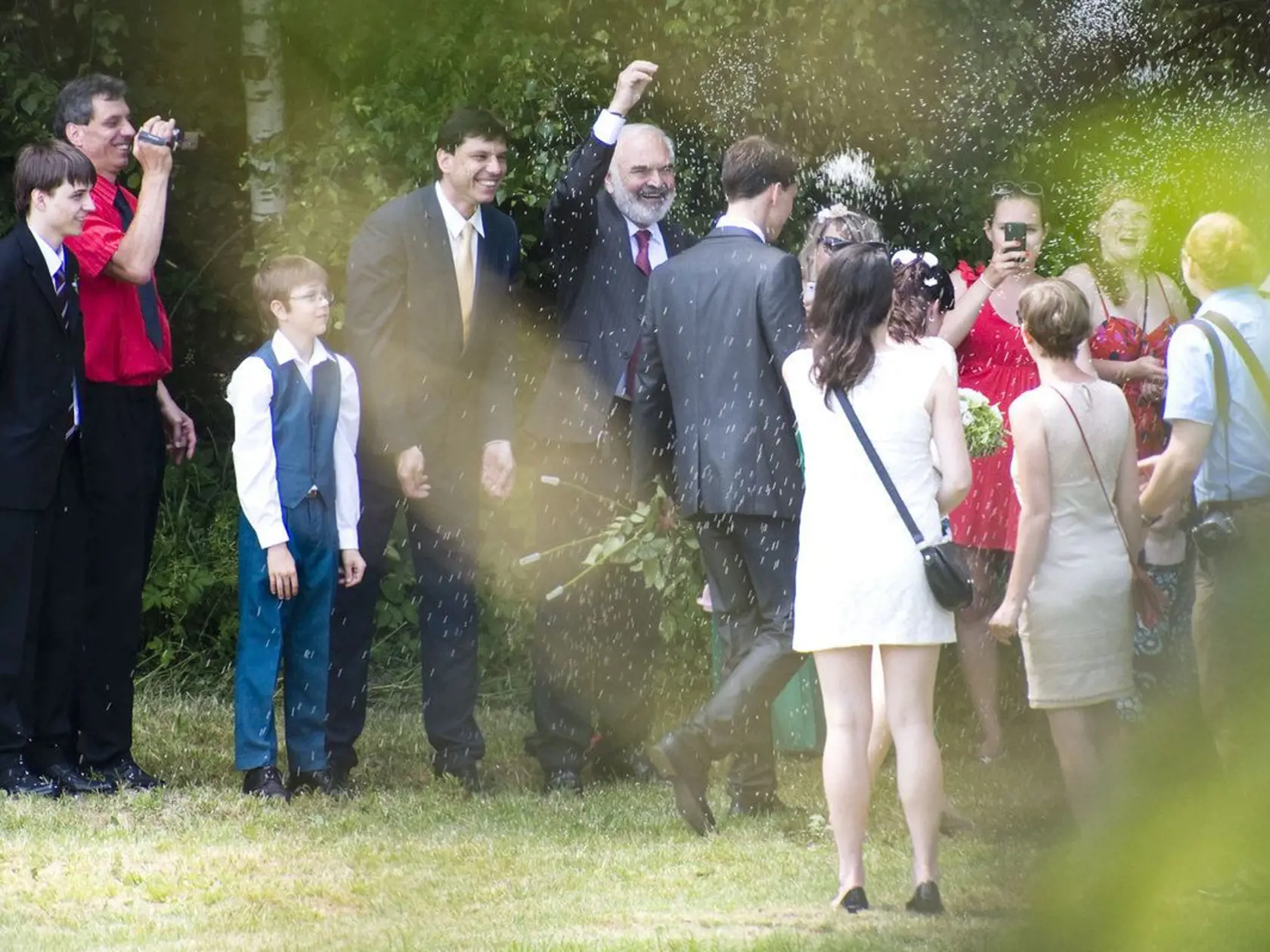 Momentky zo svadby Svěrákovej vnučky Kateřiny