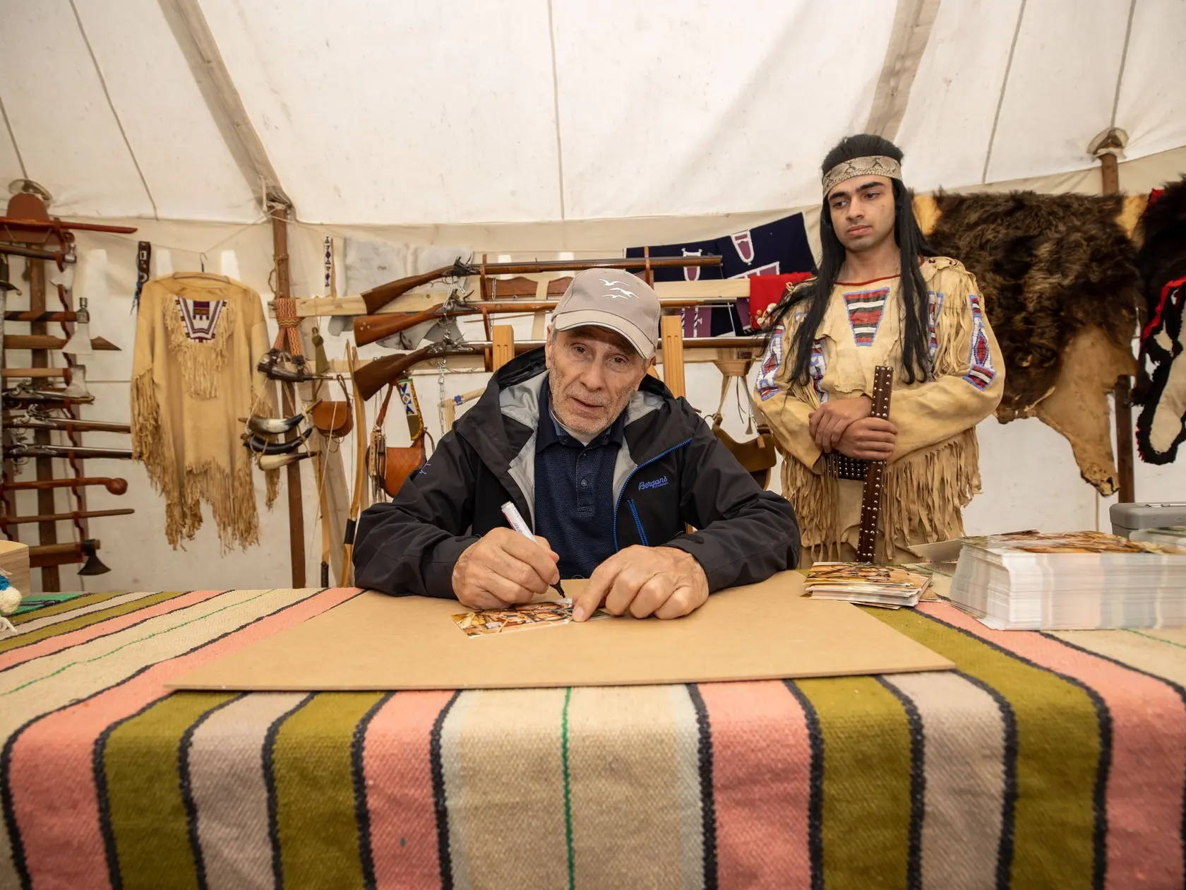 Gojko na akcii Karl May Festival Radebeul (2022)