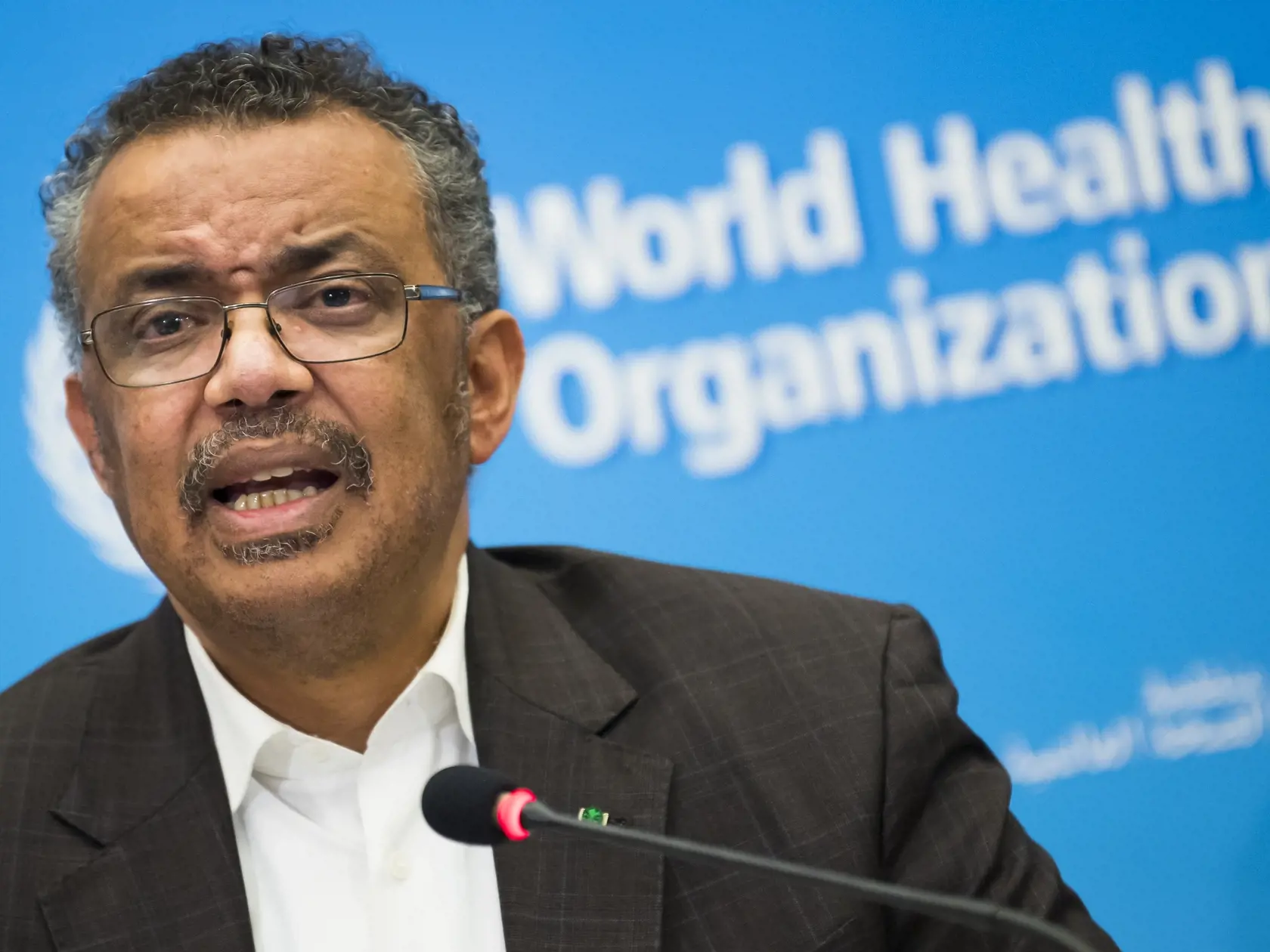 KK41 Ženeva - Generálny riaditeľ Svetovej zdravotníckej organizácie (WHO) Tedros Adhanom Ghebreyesus hovorí k novinárom v sídle WHO v Ženeve 30. januára 2020. Krízový výbor WHO vyhlásil vo štvrtok stav globálnej zdravotnej núdze. Urobil tak v súvislosti s nákazou spôsobenou novým koronavírusom 2019-nCoV, ktorý sa do viacerých krajín rozšíril z Číny. FOTO TASR/AP
Tedros Adhanom Ghebreyesus, Director General of the World Health Organization (WHO), talks to the media at the World Health Organizatio
