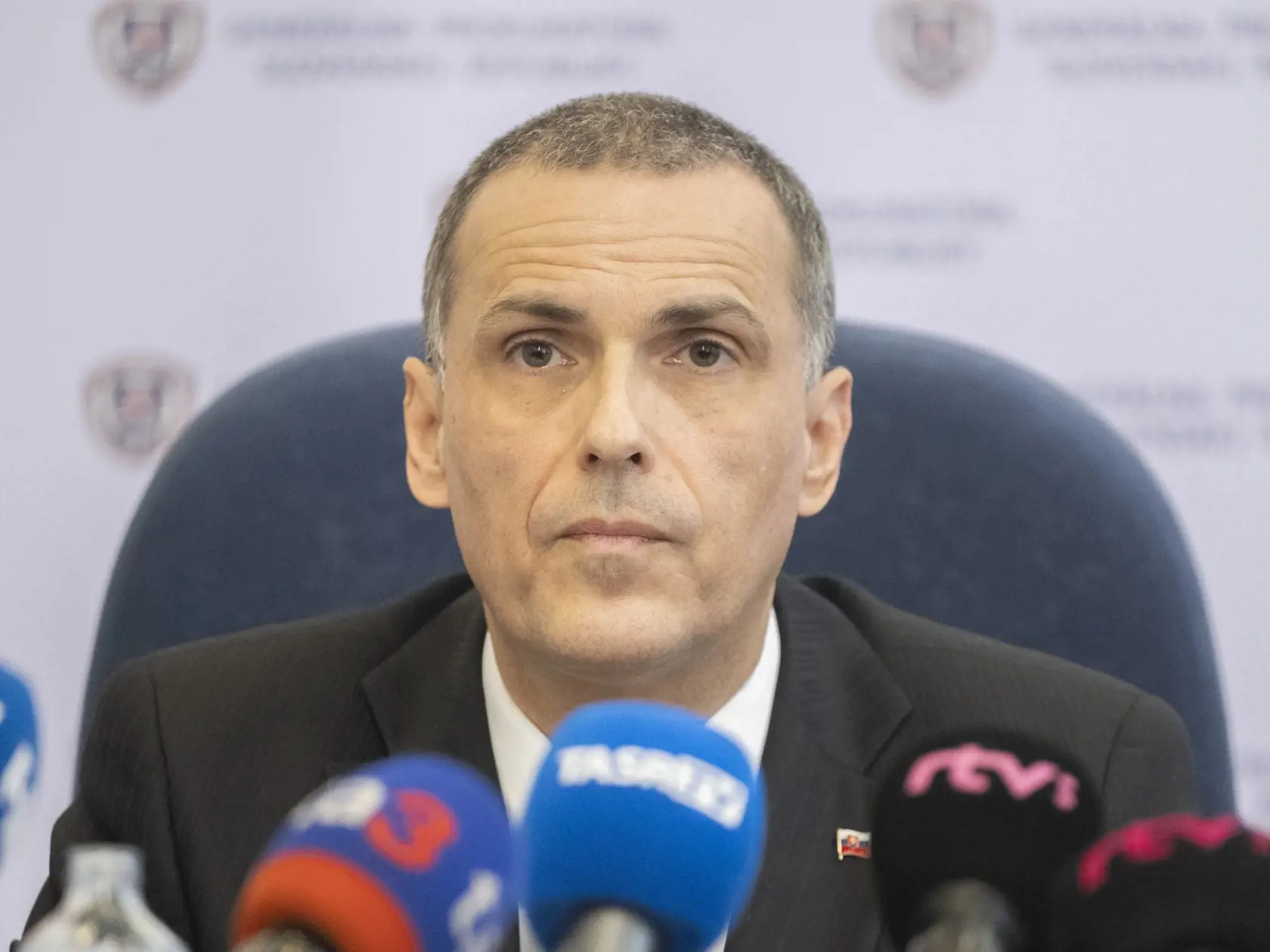 Na snímke generálny prokurátor SR Maroš Žilinka počas tlačovej konferencie 27. marca 2024 v Bratislave.