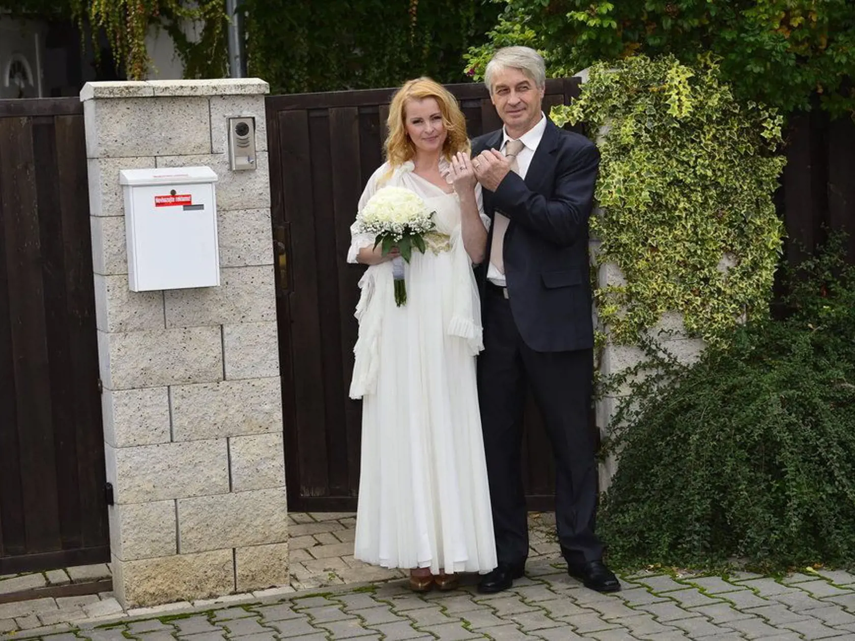 Iveta Bartošová a Josef Rychtář počas isch