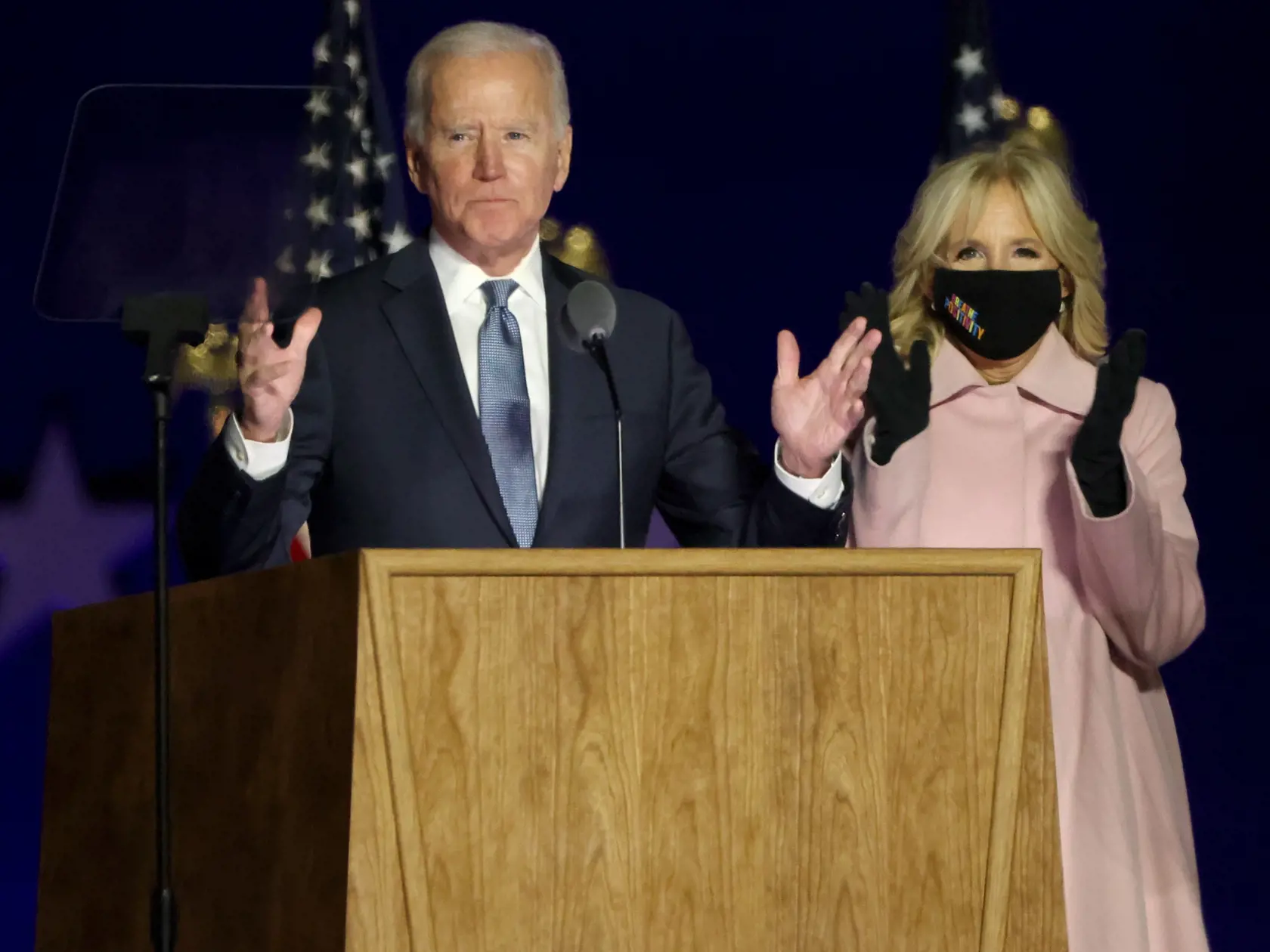 Joe Biden a jeho manželka Jill.