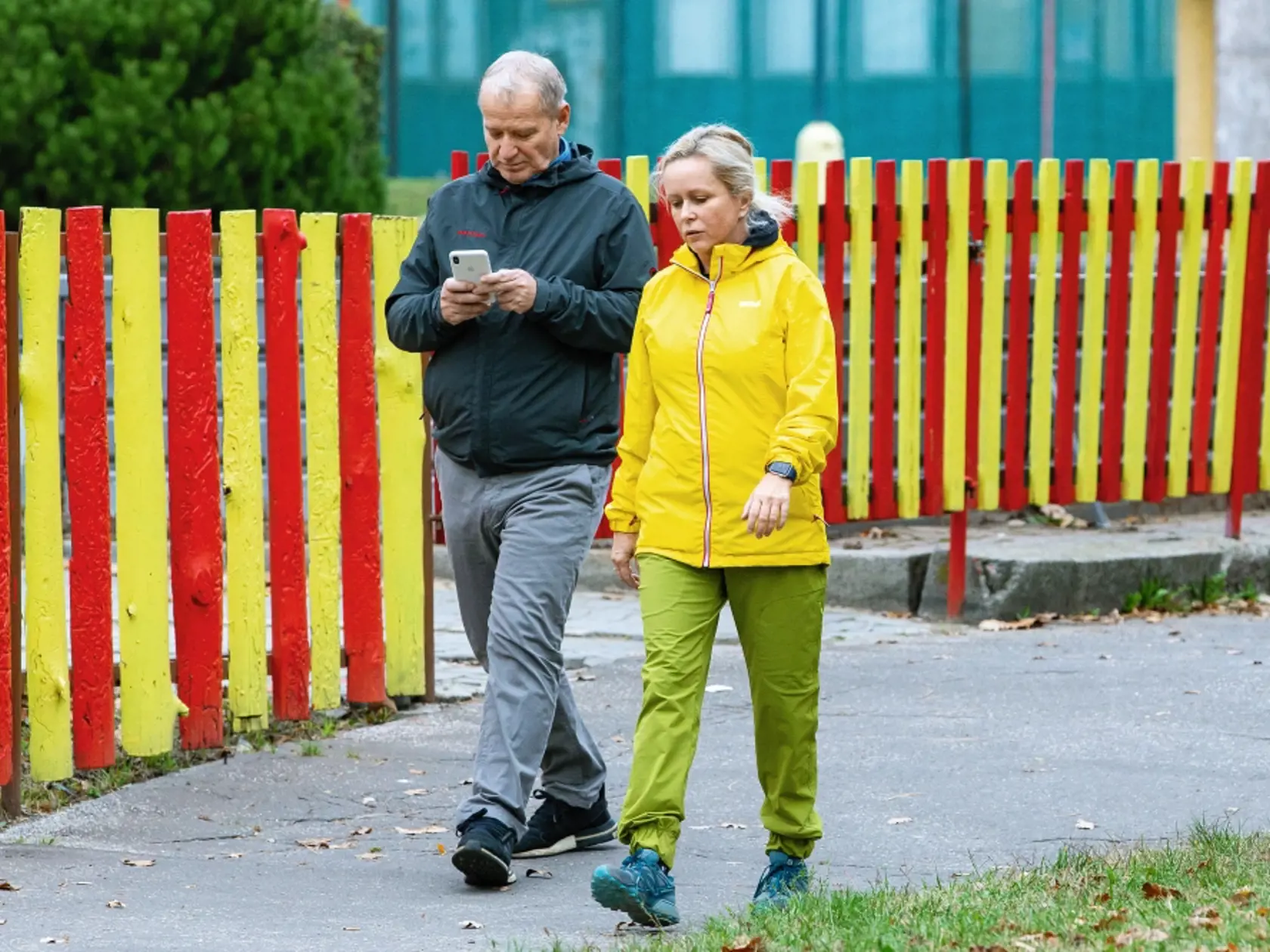 Manžel Ivan jej pri behu robieva spoločnosť, no na rozdiel od svojej polovičky praktizuje rýchlu chôdzu.