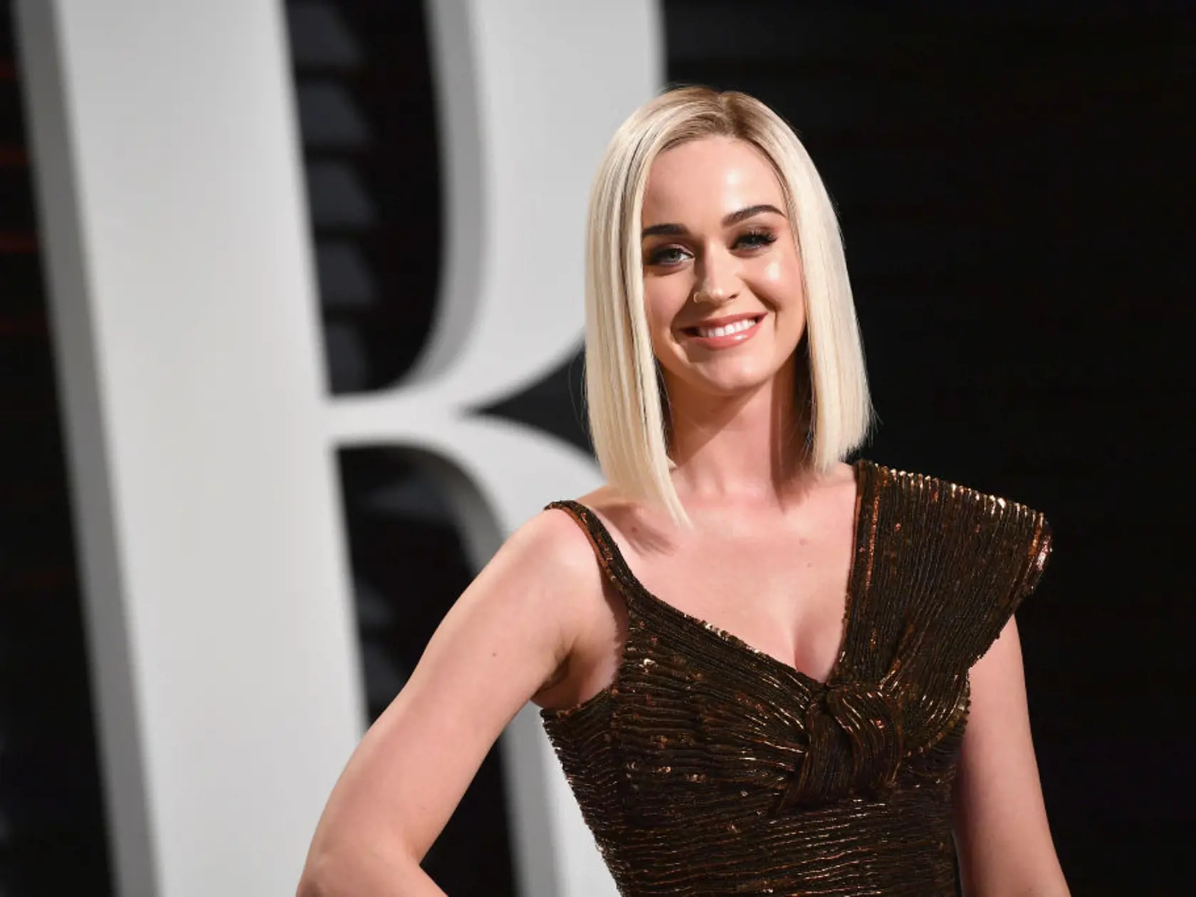 BEVERLY HILLS, CA - FEBRUARY 26:  Singer-songwriter Katy Perry attends the 2017 Vanity Fair Oscar Party hosted by Graydon Carter at Wallis Annenberg Center for the Performing Arts on February 26, 2017 in Beverly Hills, California.  (Photo by Pascal Le Segretain/Getty Images)