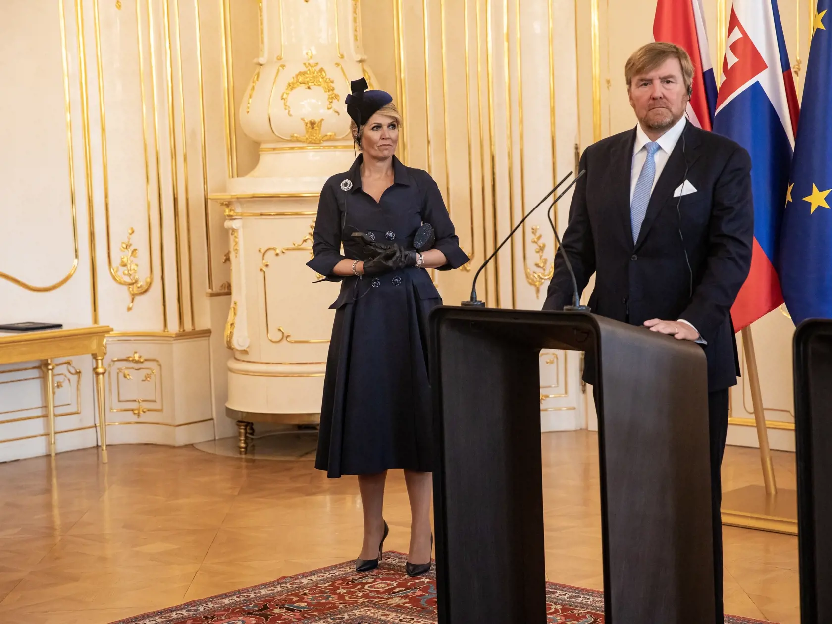 Prezidentka SR Zuzana Čaputová privítala v Prezidentskom paláci holandského kráľa Viliama-Alexandra a kráľovnú Máximu na oficiálnej trojdňovej návšteve. 