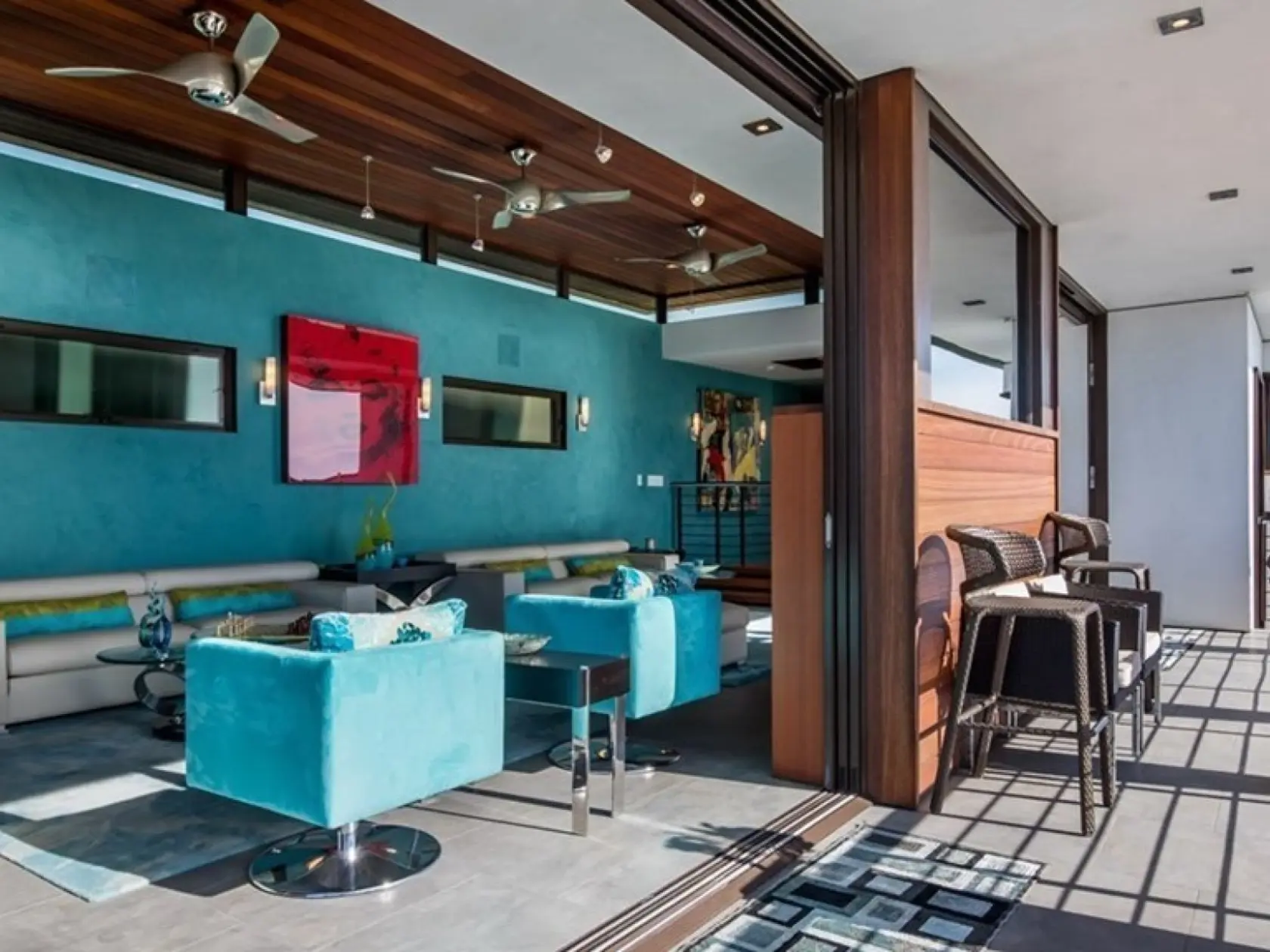 Takto vyzerá dom Mariána Gáboríka na Manhattan Beach v Los Angeles.