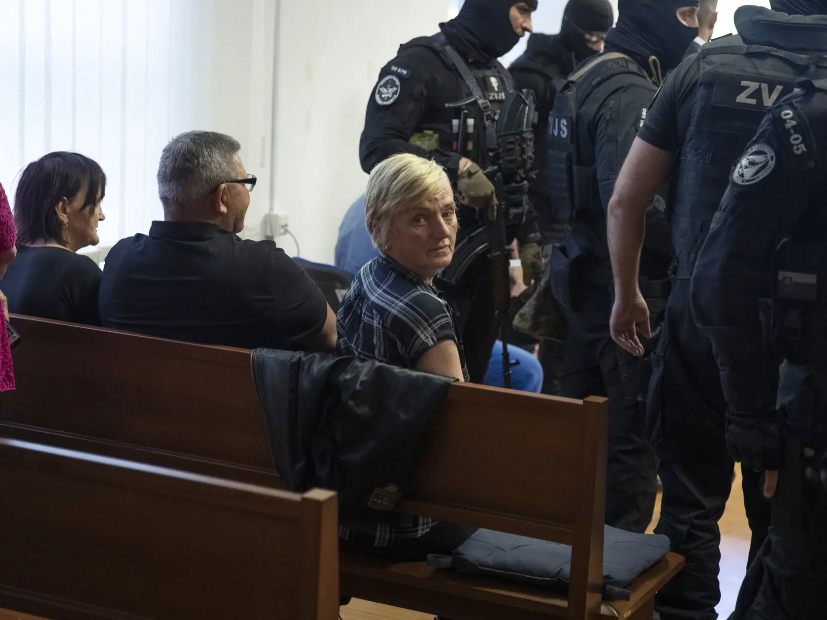 Súdne pojednávanie na špecializovanom trestnom súde v Pezinku vo veci objedvnávky vraždy prokurátorov a vraždy Jána Kuciaka a Martiny Kušnírovej. Na snímke je Zlatica Kušnírová.