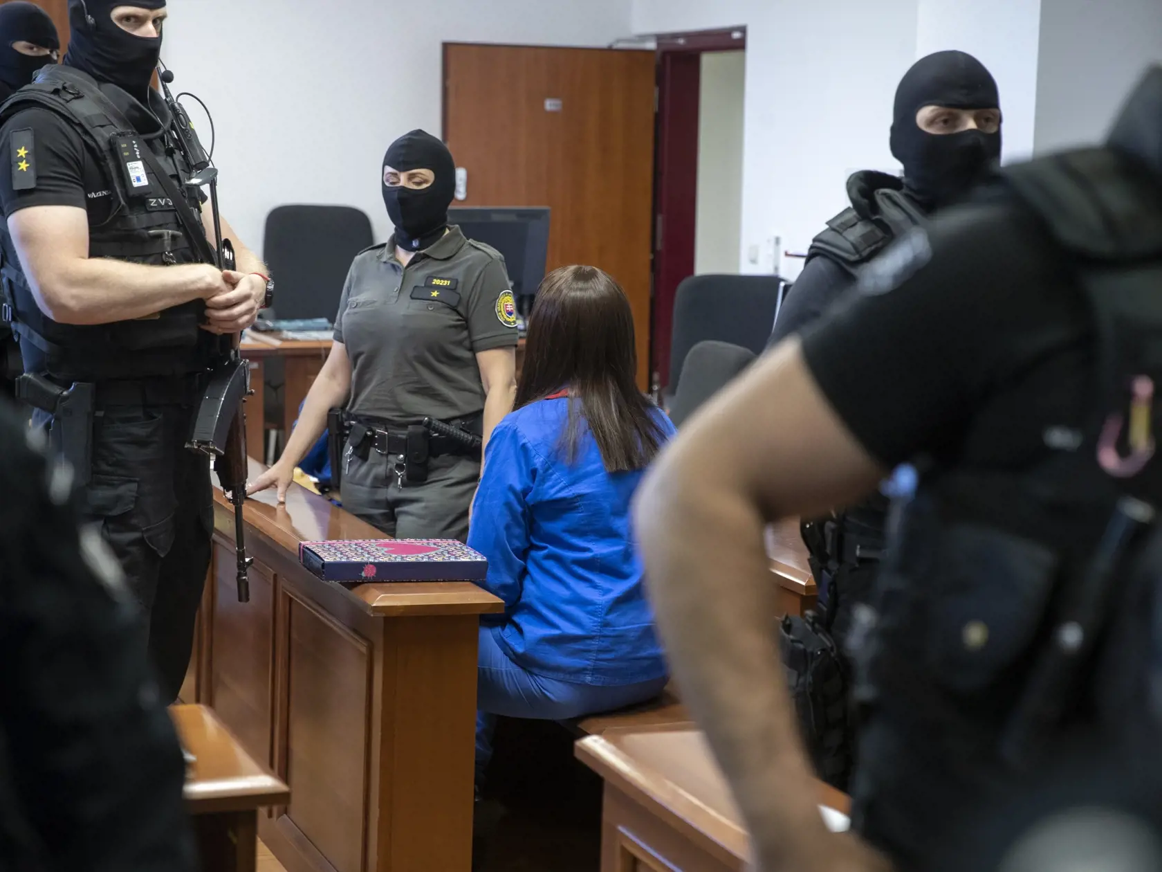 Súdne pojednávanie na špecializovanom trestnom súde v Pezinku vo veci objedvnávky vraždy prokurátorov a vraždy Jána Kuciaka a Martiny Kušnírovej. Na snímke je Alena Zsuzsová.