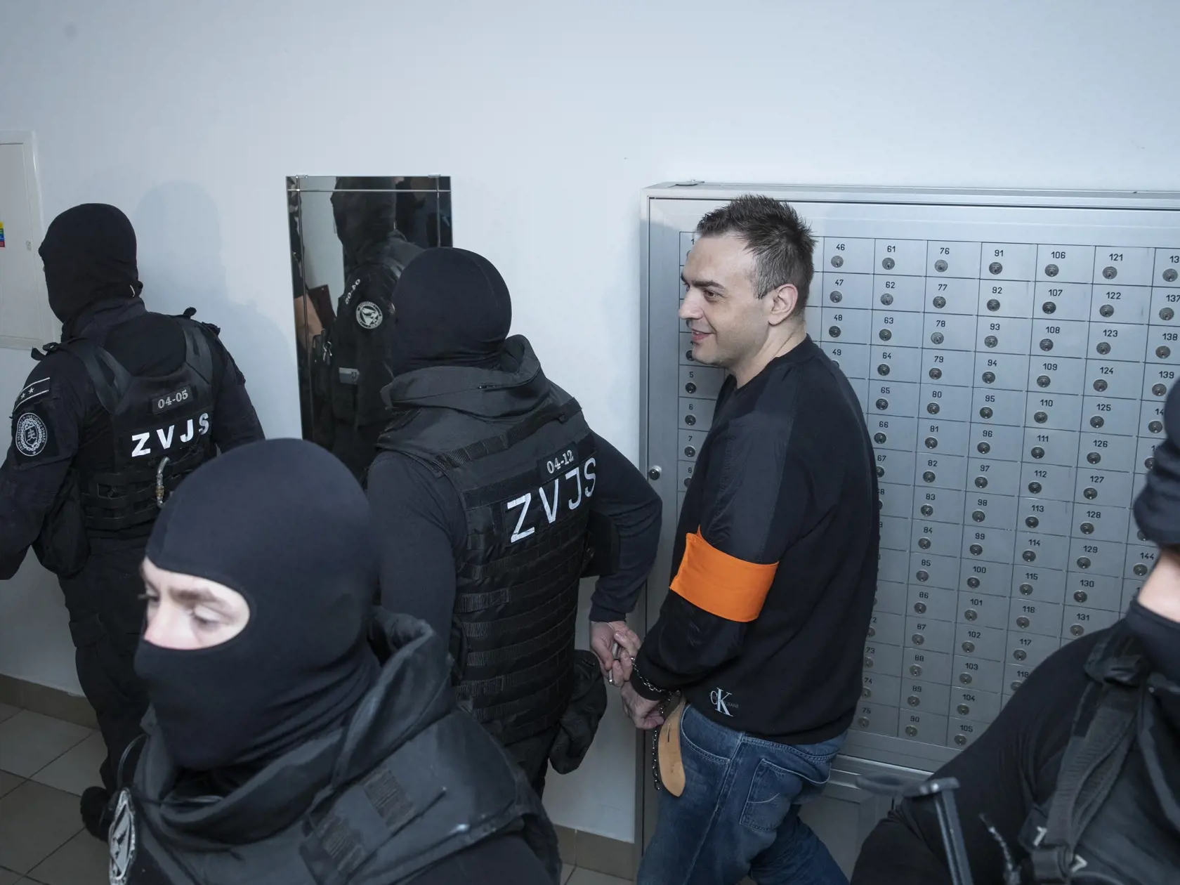 Súdne pojednávanie na špecializovanom trestnom súde v Pezinku vo veci objedvnávky vraždy prokurátorov a vraždy Jána Kuciaka a Martiny Kušnírovej. Na snímke je Darko Dragič.