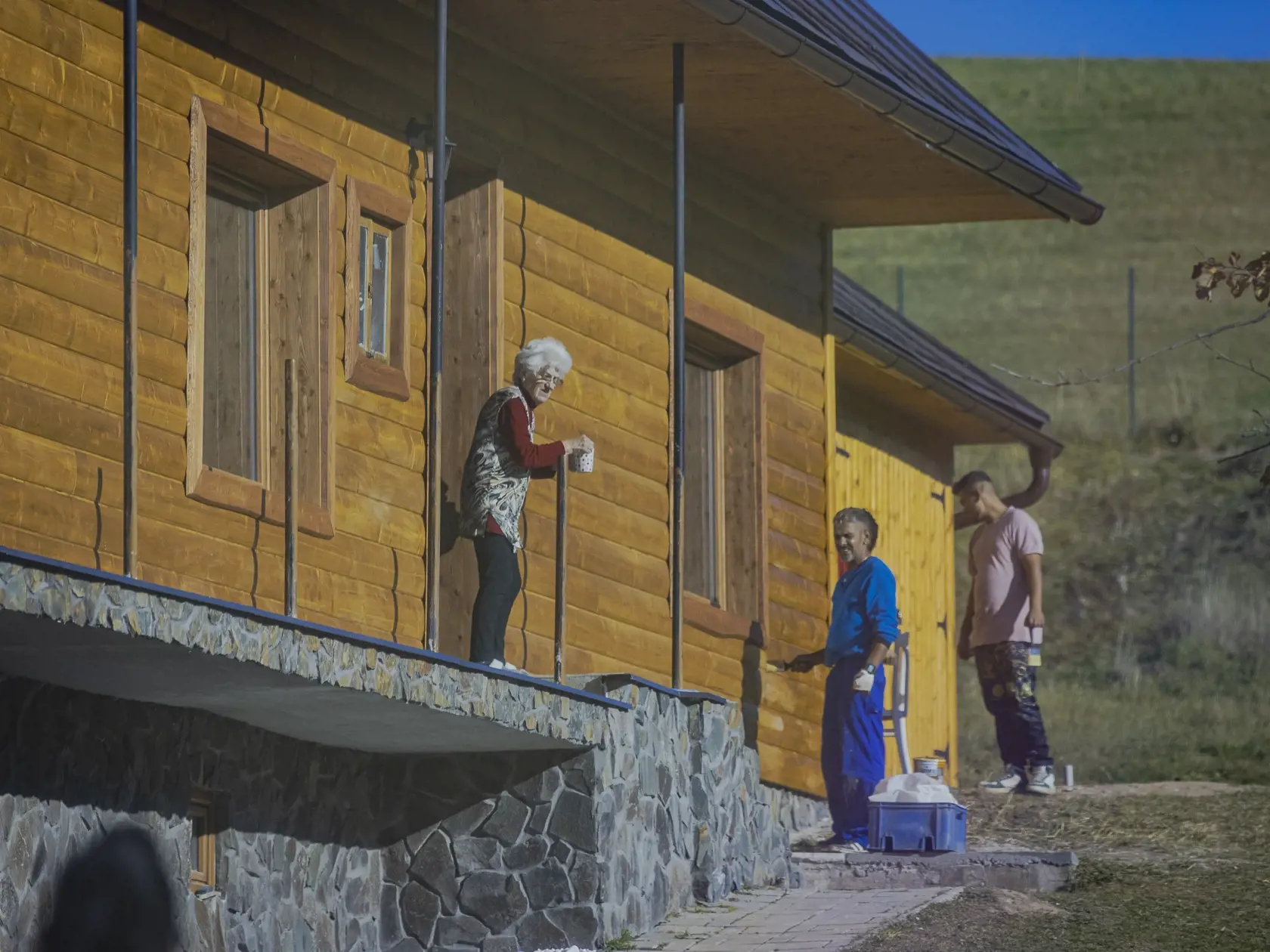 Černákova mama Žofia sa do zrekonštruovaného domu nasťahovala. Vraj tam čaká na Mikiho, tvrdili robotníci.