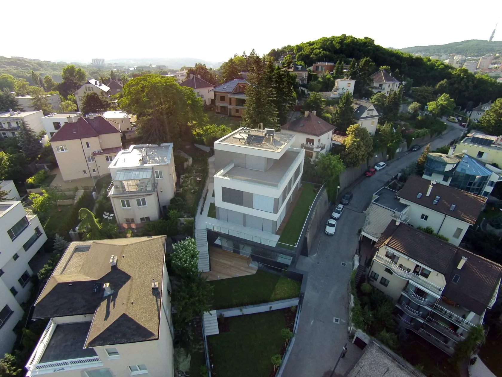 Luxusna vila na Ostravskej ulici číslo 10, ktorá by údajne mala patriť Robertovi Kaliňákovi.
