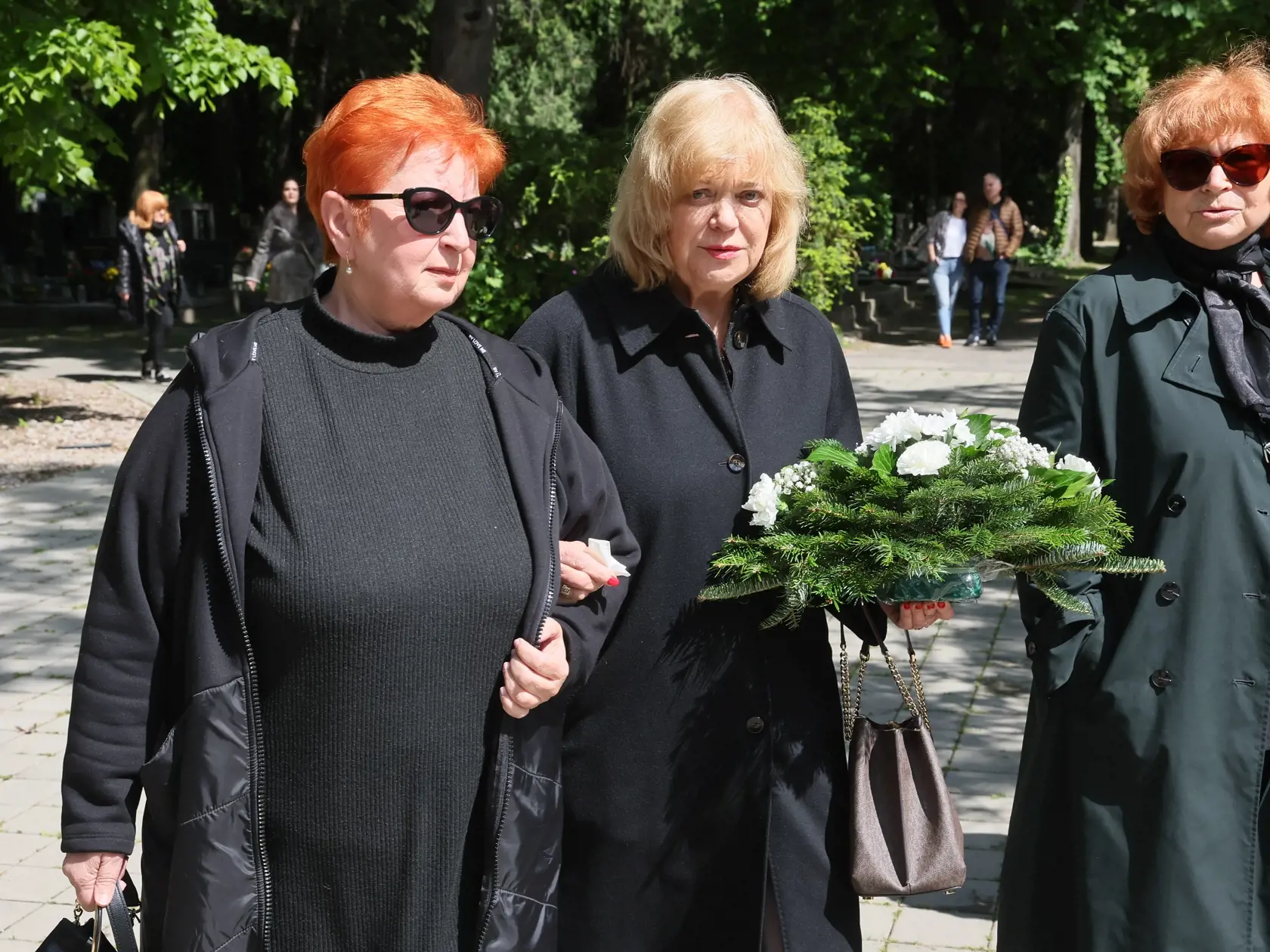 Posledná rozlúčka s Dušanom Grúňom (+81). Marcela Laiferová