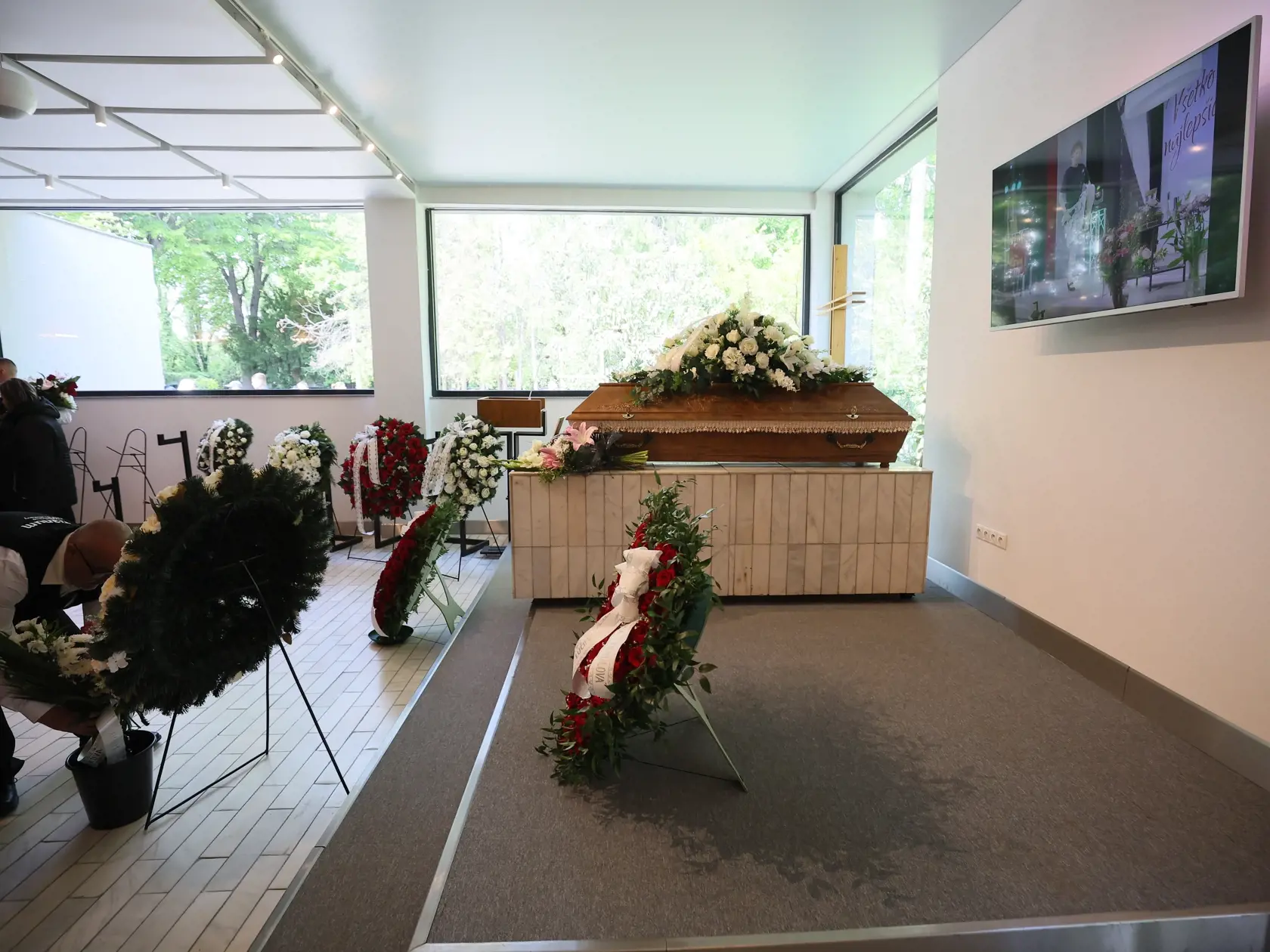 POSLEDNÁ ROZLÚČKA s Dušanom Grúňom (†81).