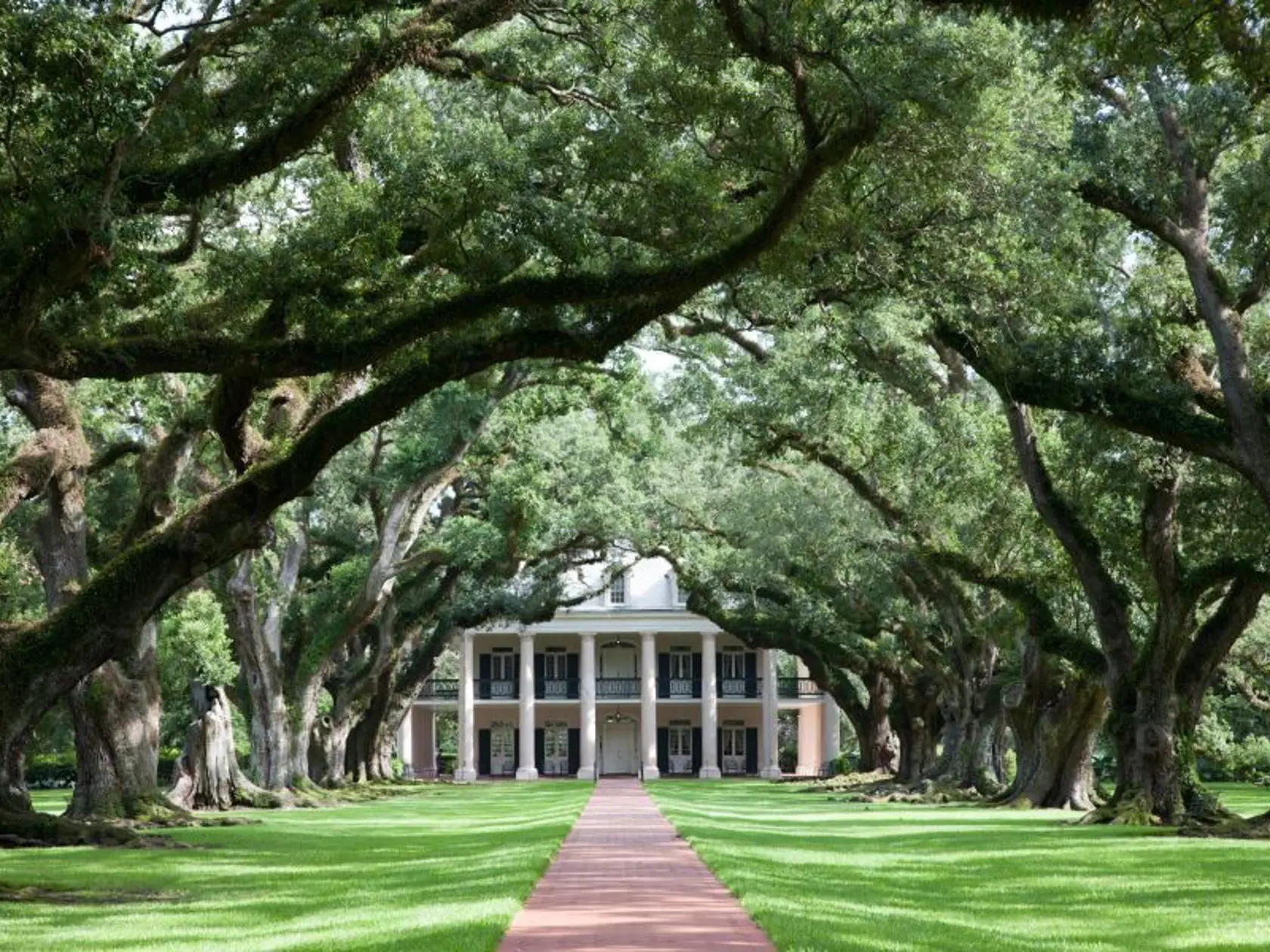 Medzi New Orleansom a Baton Rouge, priamo