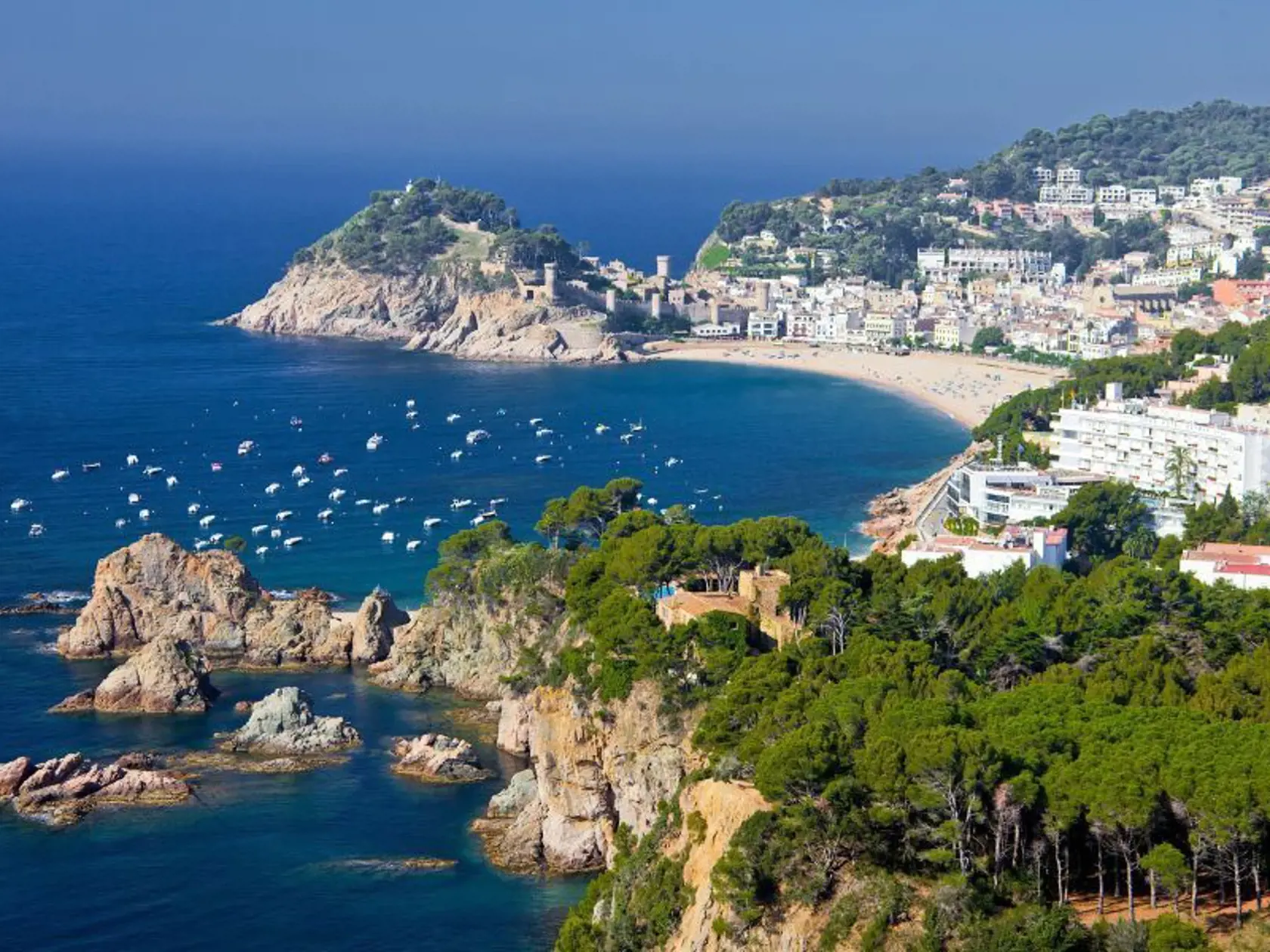 Costa Brava je jedno z najkrajších španielskych