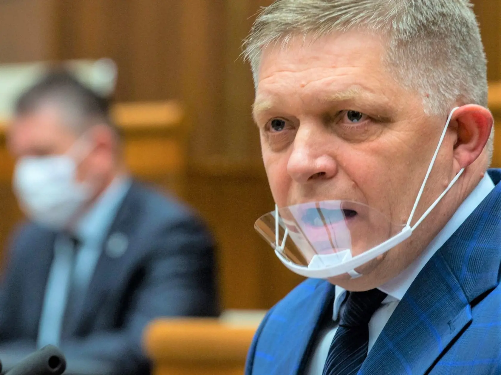 Robert Fico - predseda opozičnej strany Smer-SD a poslanec Národnej rady Slovenskej republiky