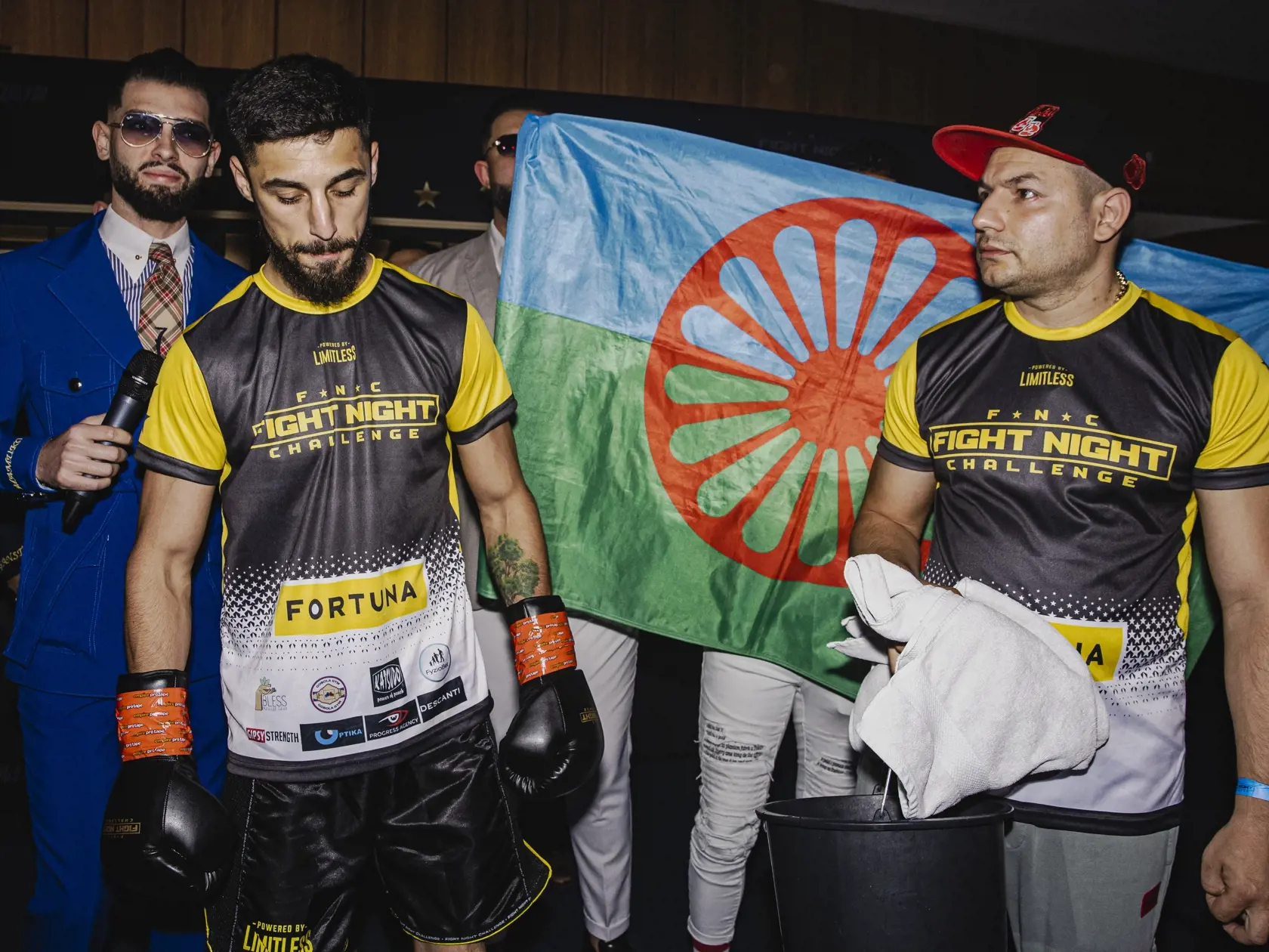 Na snimke Vilam Tankó počas podujatia Fight Night Challenge 4 v Trnave.