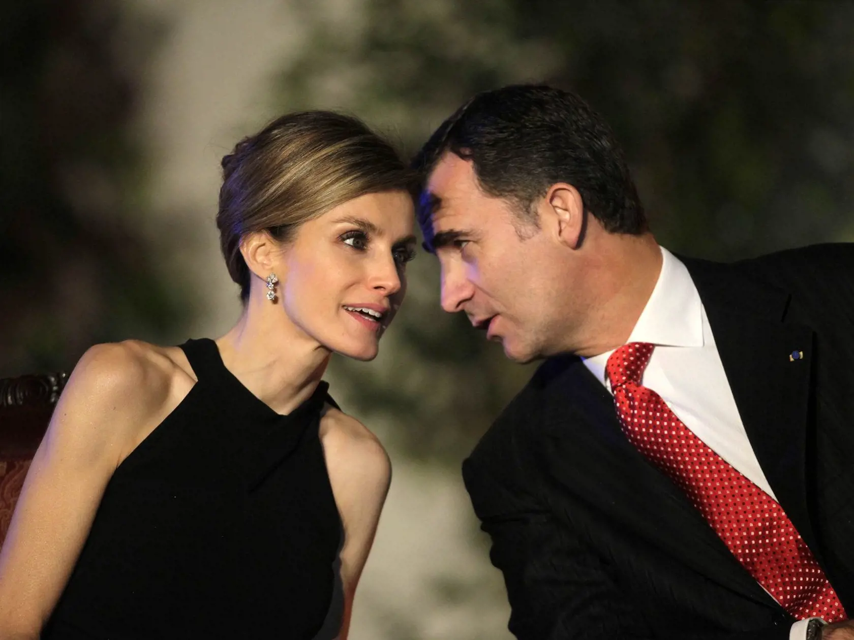 Španielska princezná Letizia s manželom Felipem.