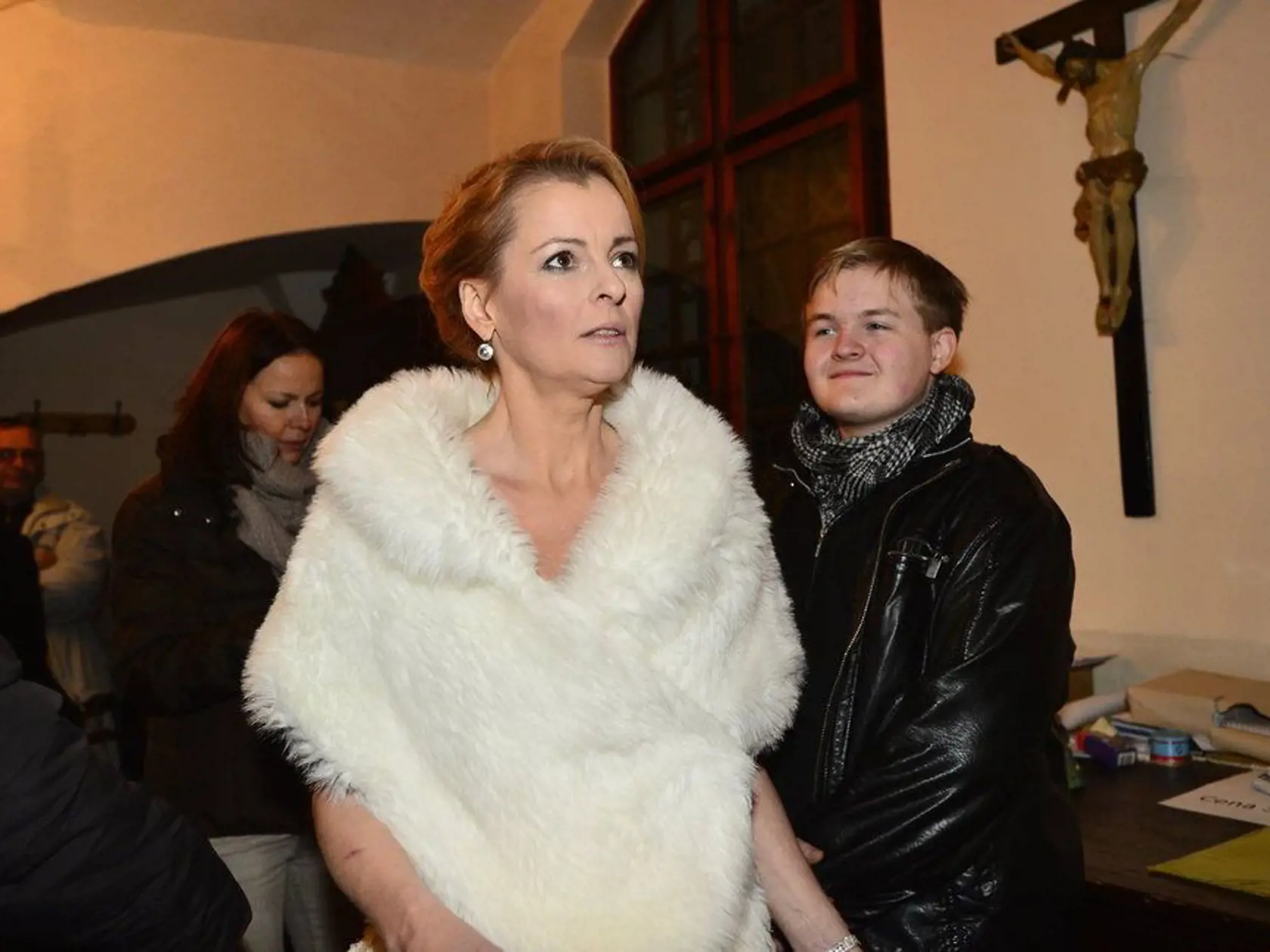 Iveta Bartošová so synom Arturom.