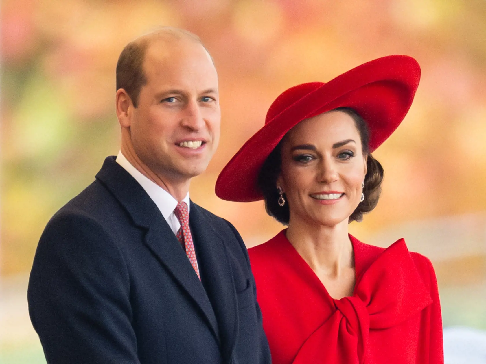 Princezná z Walesu a jej manžel princ William.