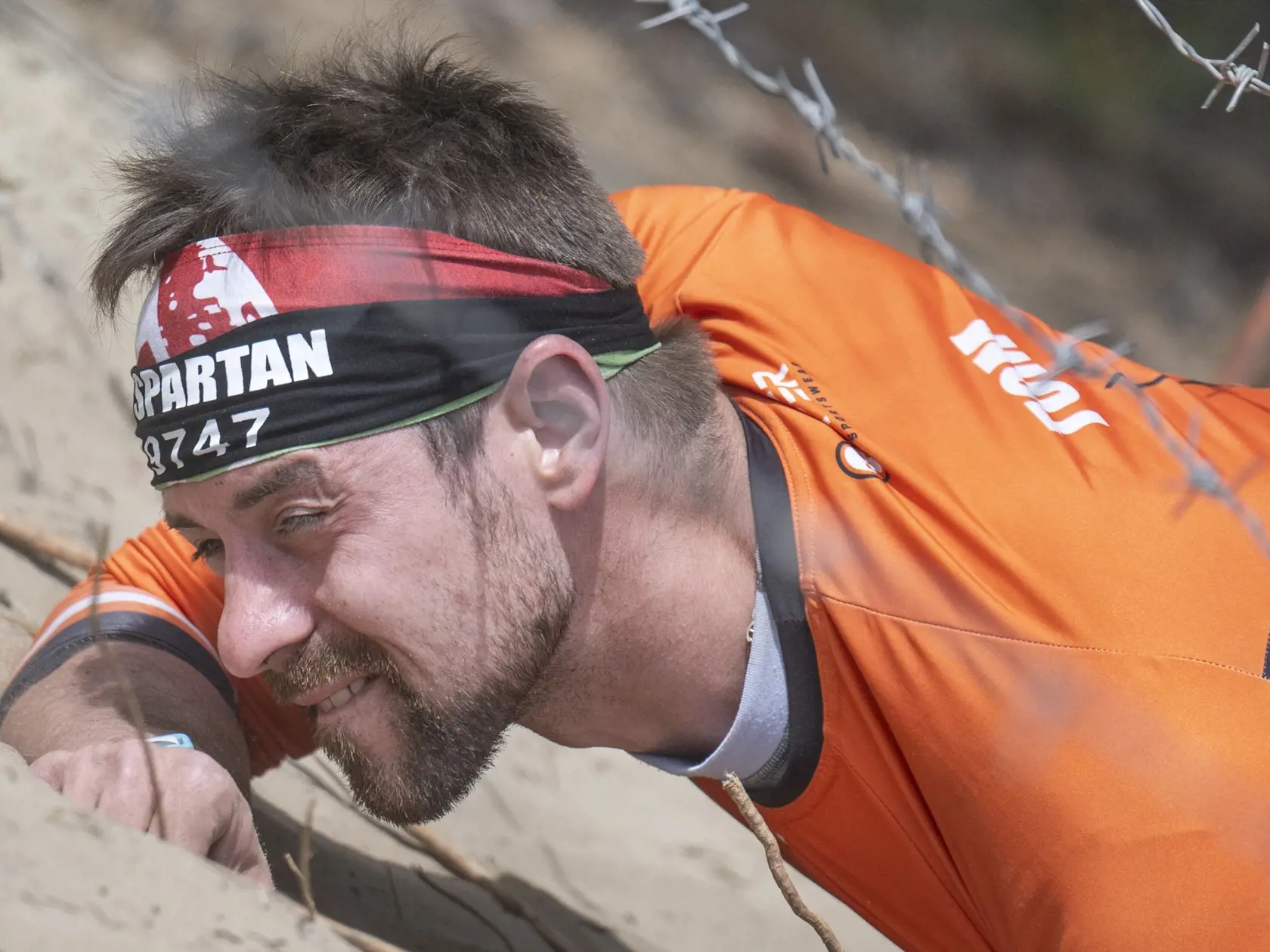 Snímka z podujatia Spartan race 2024 v areáli Vojenského technického a skúšobného ústavu (VTSÚ) Záhorie pri Senici 28. apríla 2024