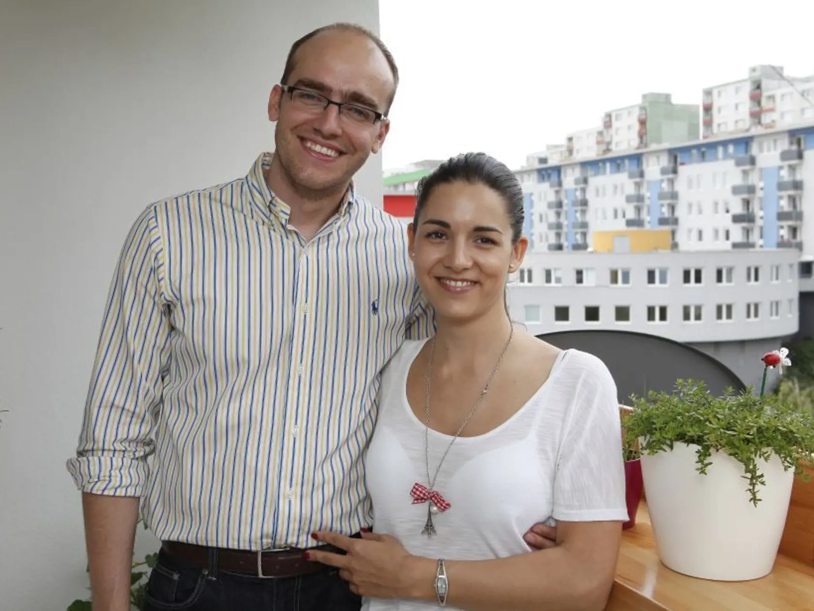 Marta a Peter milujú priestor.