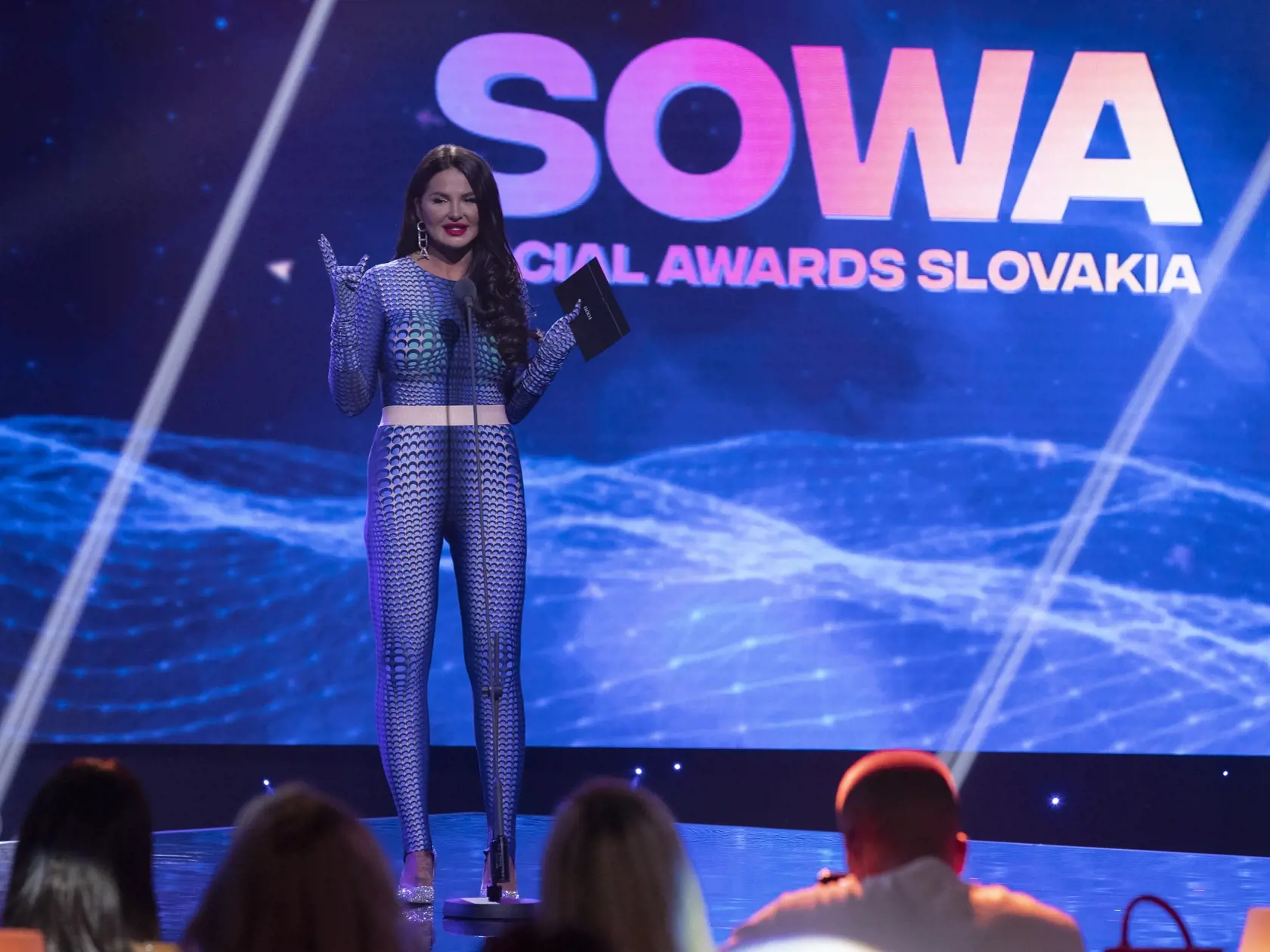Druhý ročník odovzdávania ocenení Social Media Awards pre najúspešnejších influencerov na Slovensku. Na snímke je Zuzana Plačková.