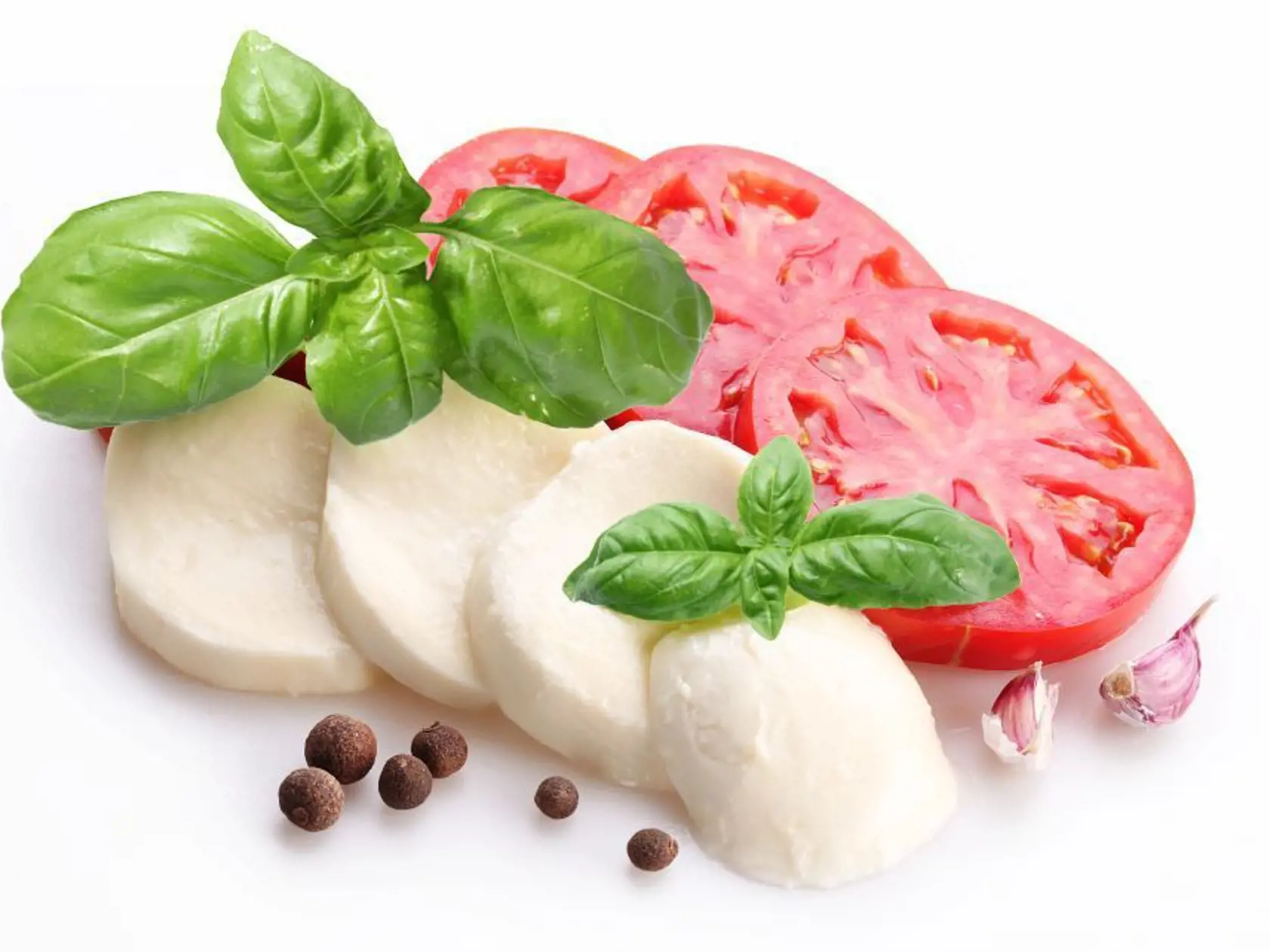 Paradajky s mozzarellou