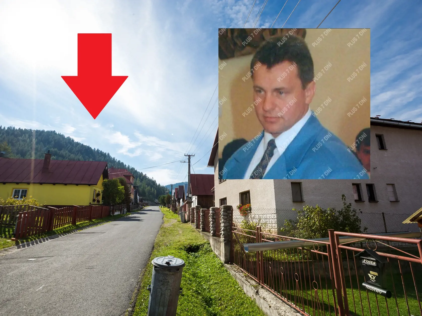 Dom Alojza Házyho: Súkromný cintorín obávaného zabijaka podsvetia je vraj v týchto miestach, v lese nad Liptovskou Tepličkou. Tak to pred rokmi opísal Házy Reichelovi.
