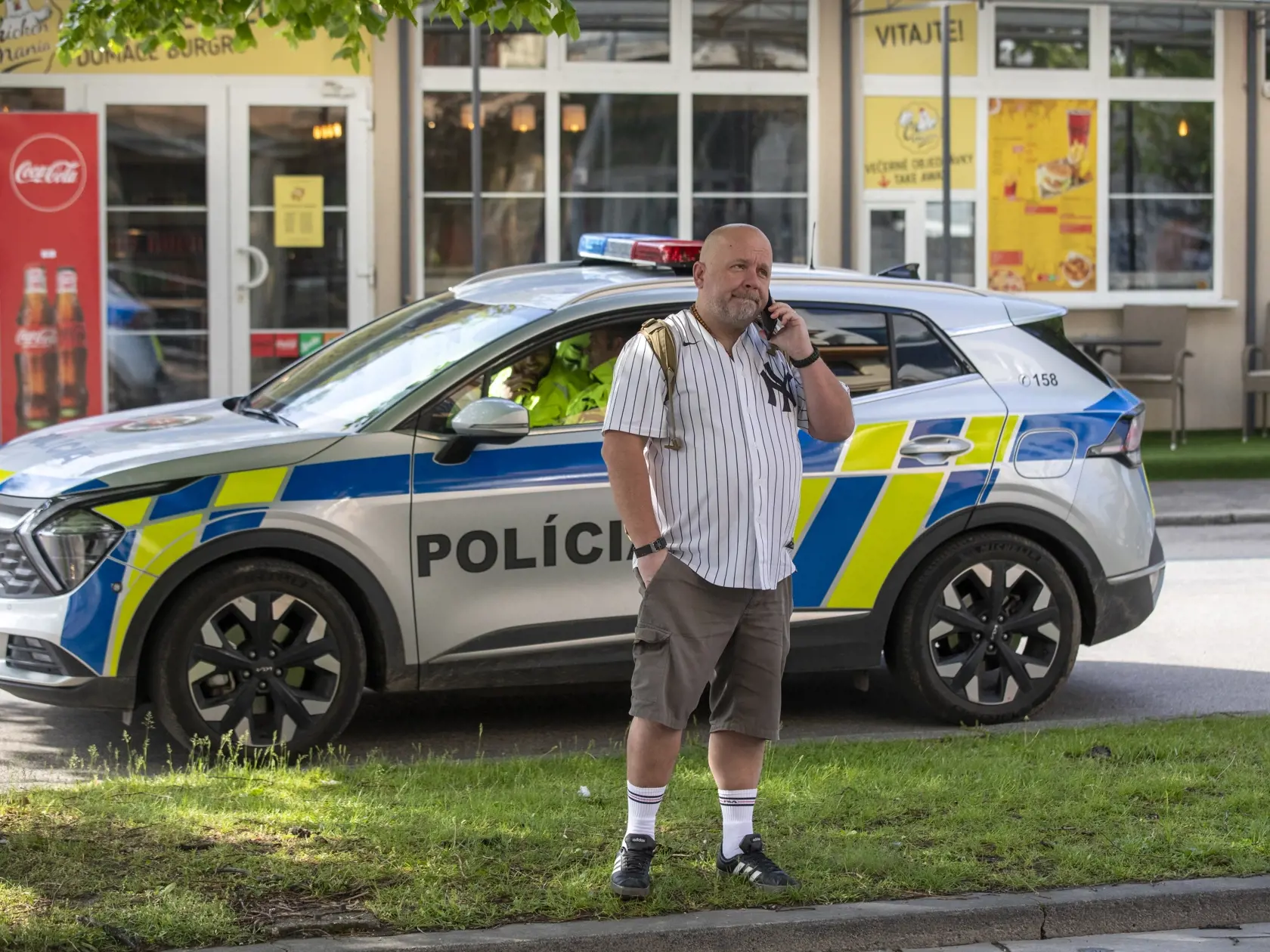 Na snímke je Okresný súd v Piešťanoch, kde súdia mafiána Mikuláša Černáka.
