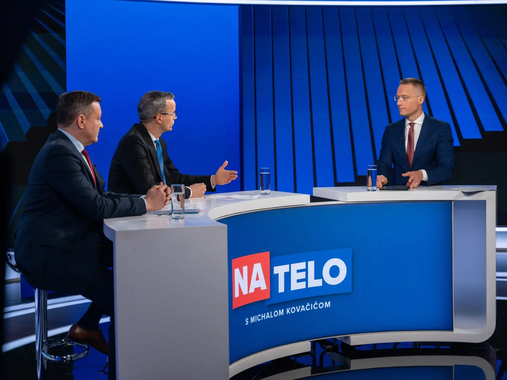 Spoločné stretnutie Lipšica a Šamka v diskusnej relácii TV Markíza Na telo.