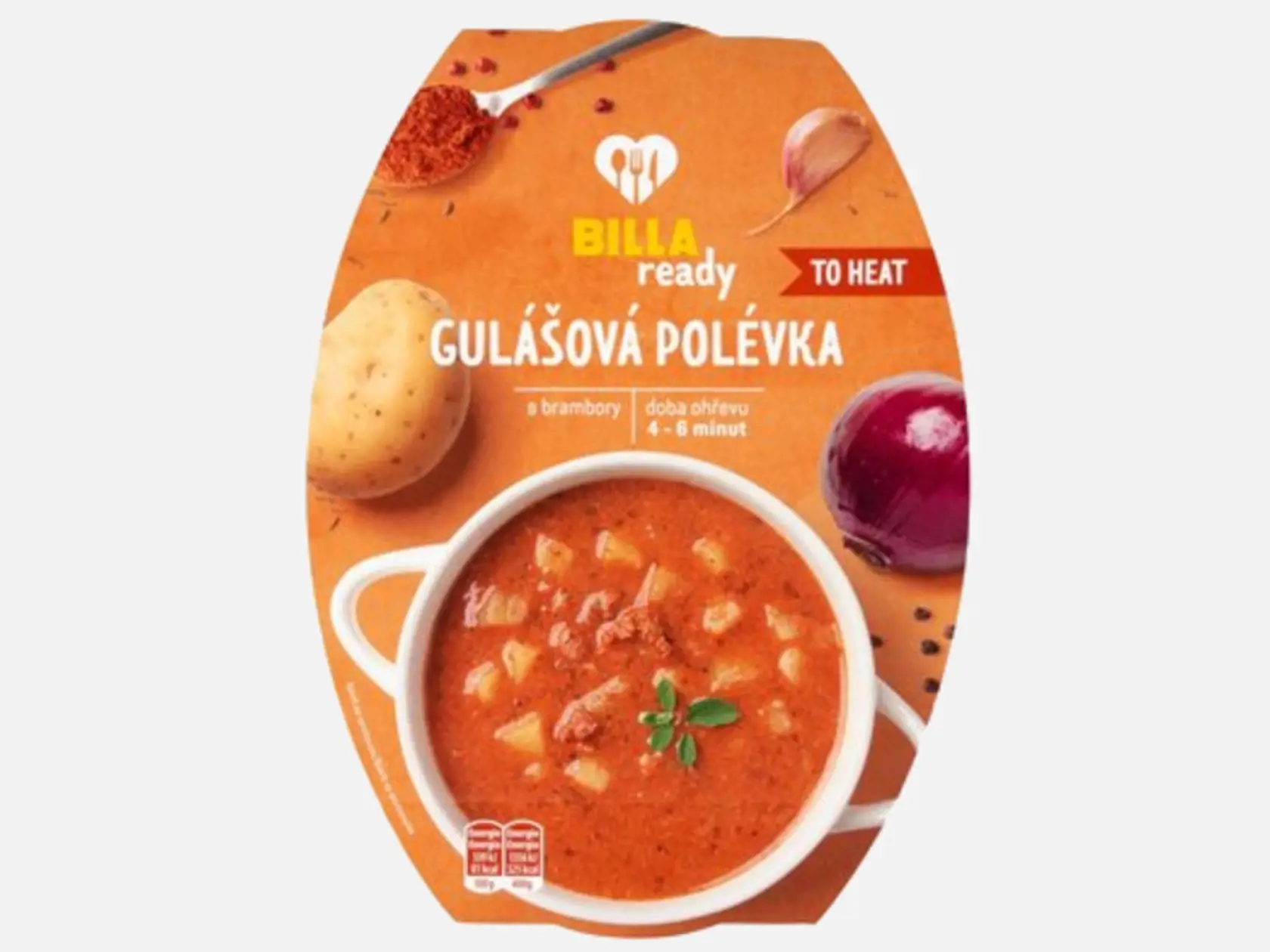 BILLA Hotová gulášová polievka so zemiakmi 400 g