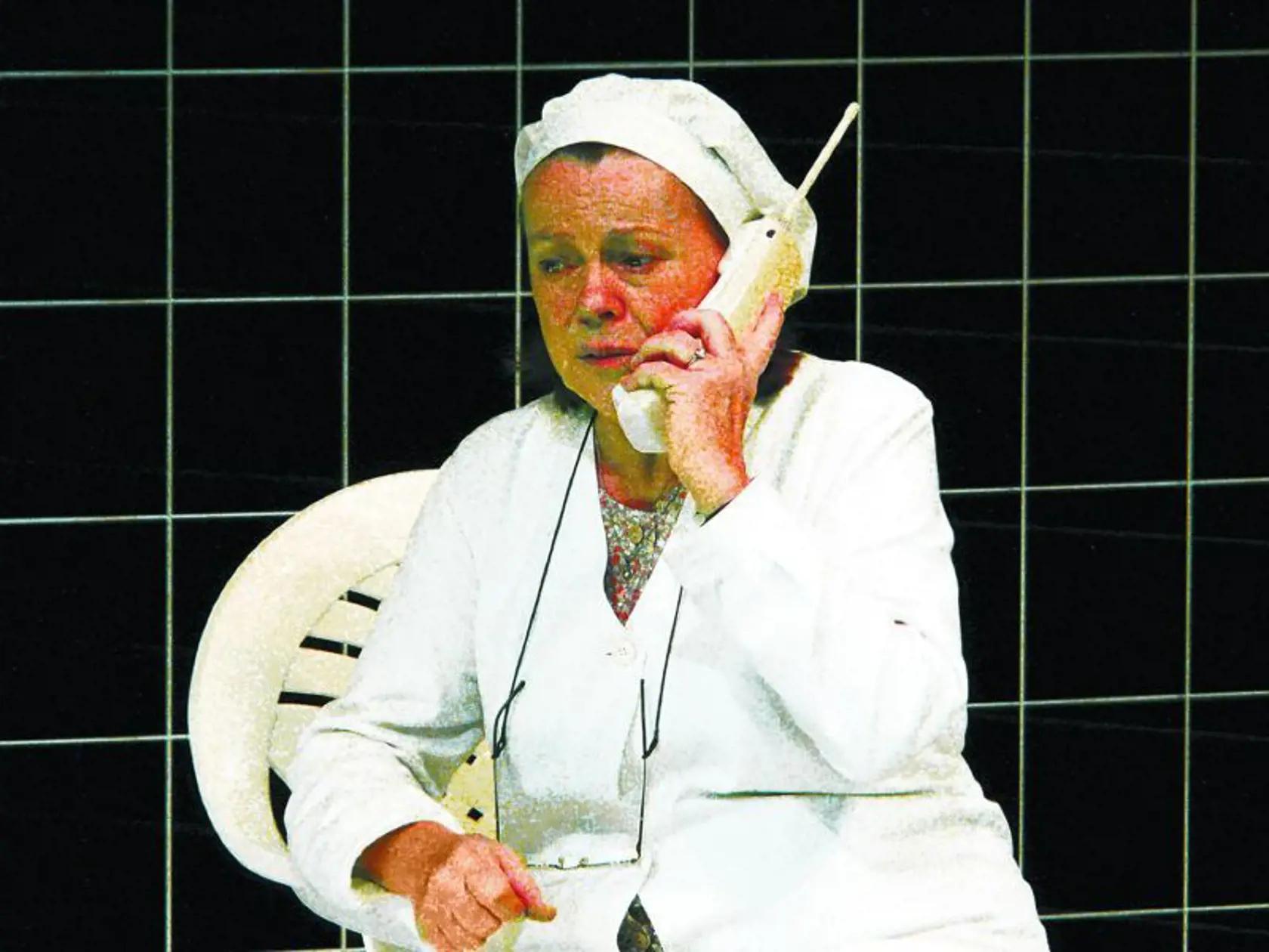 Iva Janžurová na javisku, len pár okamihov pred
