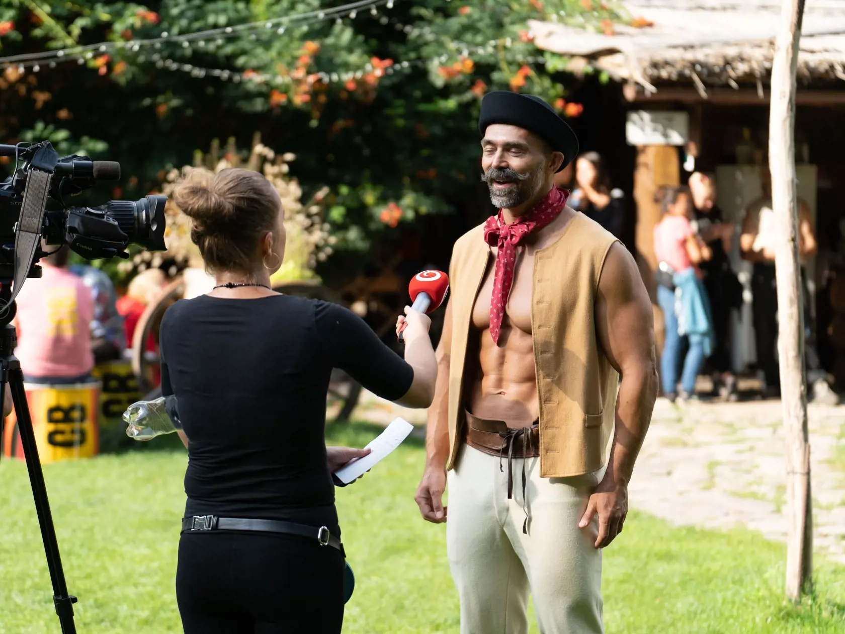 Kulturista Ľuboš Maliňák v seriáli Uhorčík