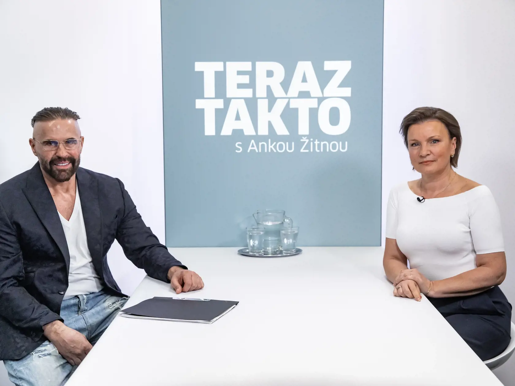 Diskusná relácia “Teraz Takto s Ankou Žitnou”, ktorej hosťom bol bývalý šéf popradského podsvetia Milan Reichel.