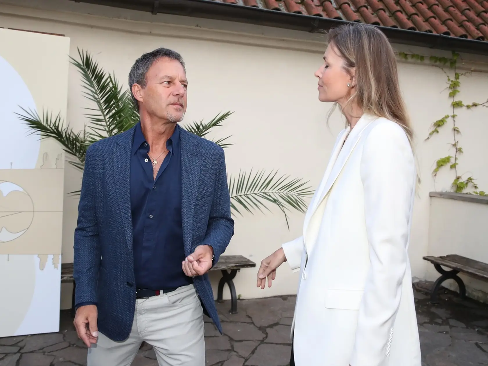 Paľo a Daniela na letnej párty.