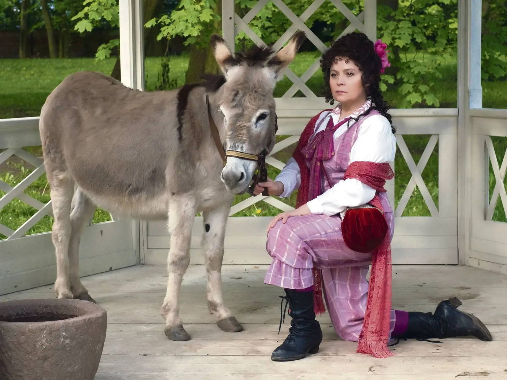 Na zámku v Dětenicích si Šafránková po roce