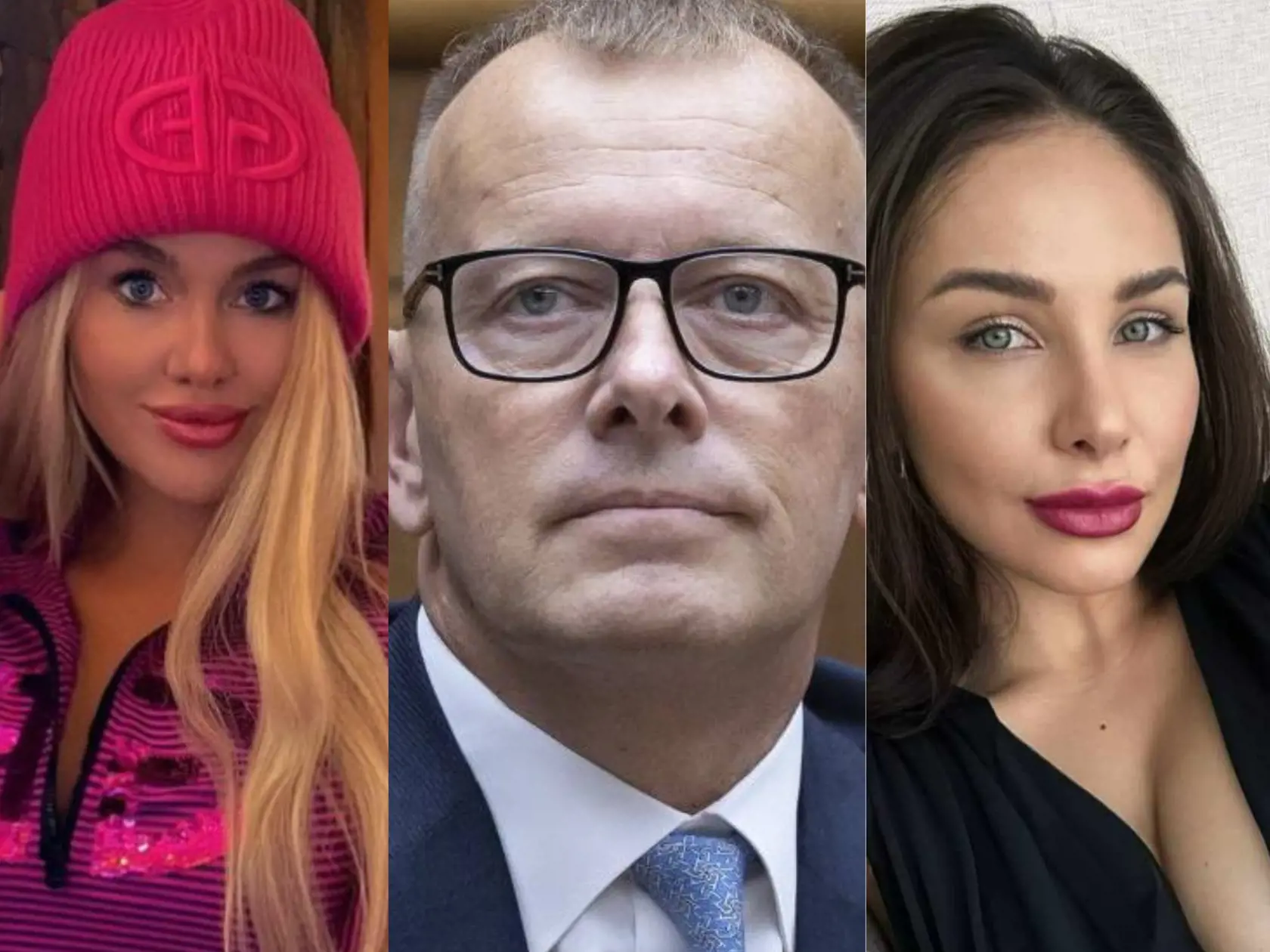 Boris Kollár a dve z jeho množstva mileniek.
