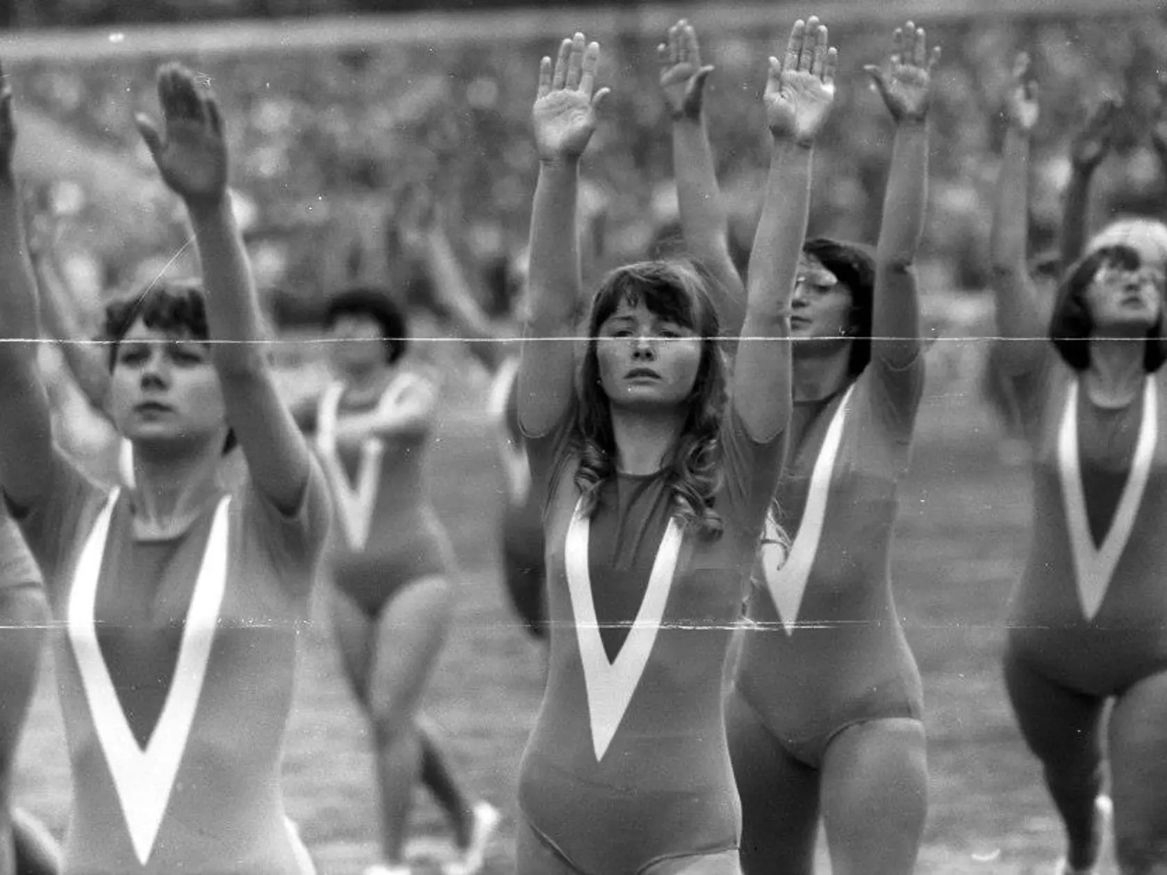 Spartakiáda v roku 1980 na pražskom Strahove.