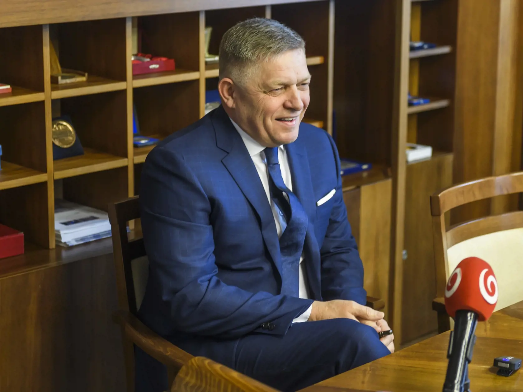 Na snímke predseda vlády SR Robert Fico (Smer-SD) počas zasadnutia Výboru NR SR pre európske záležitosti v Bratislave 20. marca 2024. F