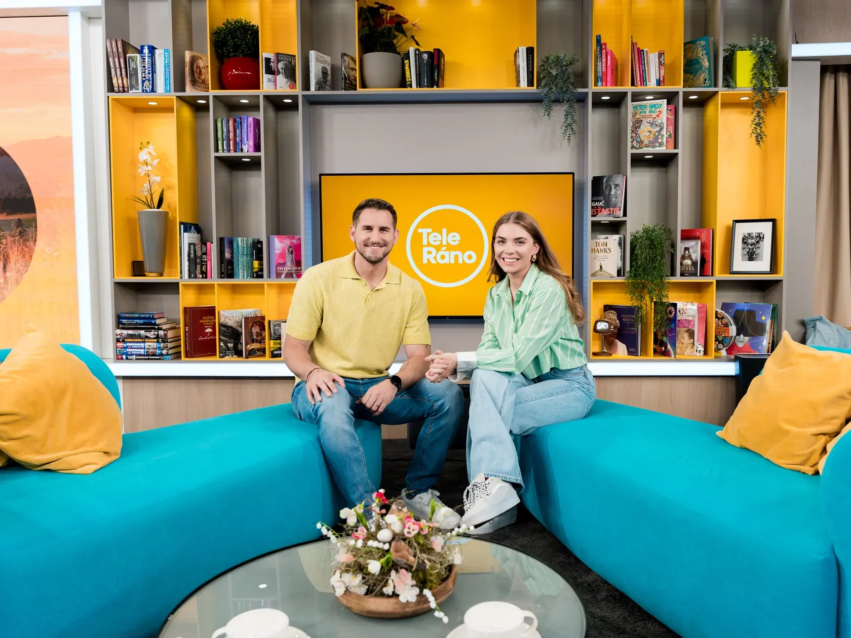Marek Polomský a Simona Ondrušková v Teleráne.