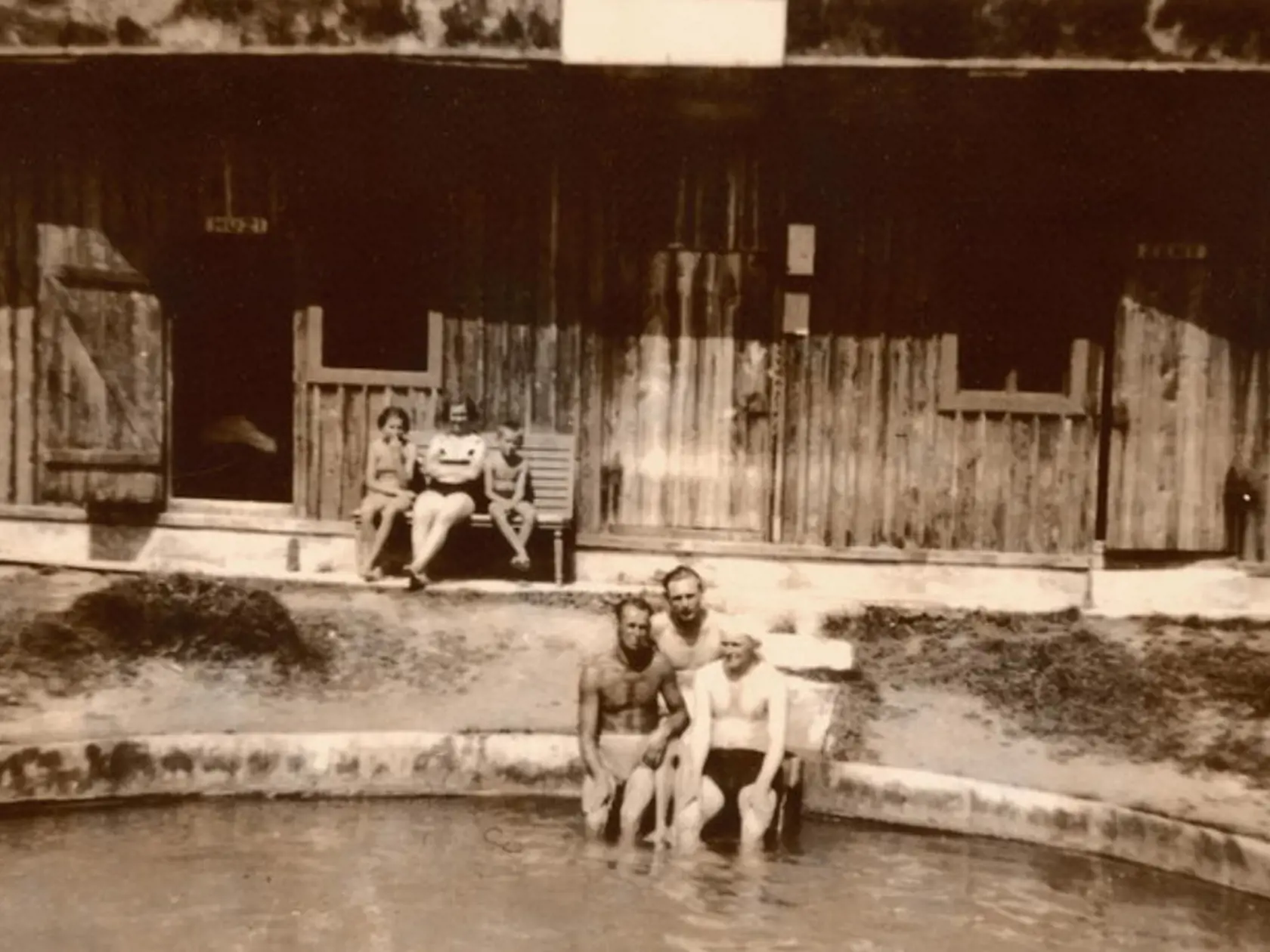 Fotografia Kúpeľného prameňa z 2. polovice 20. storočia.